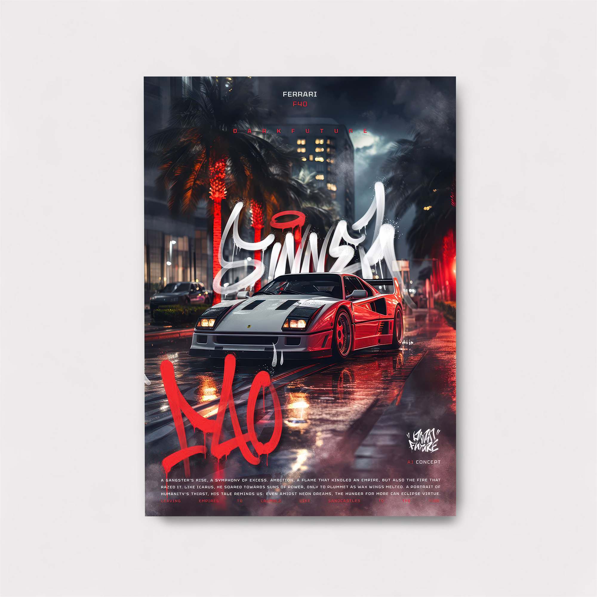 Ferrari Frenzy Safe Wall Magnetic / M