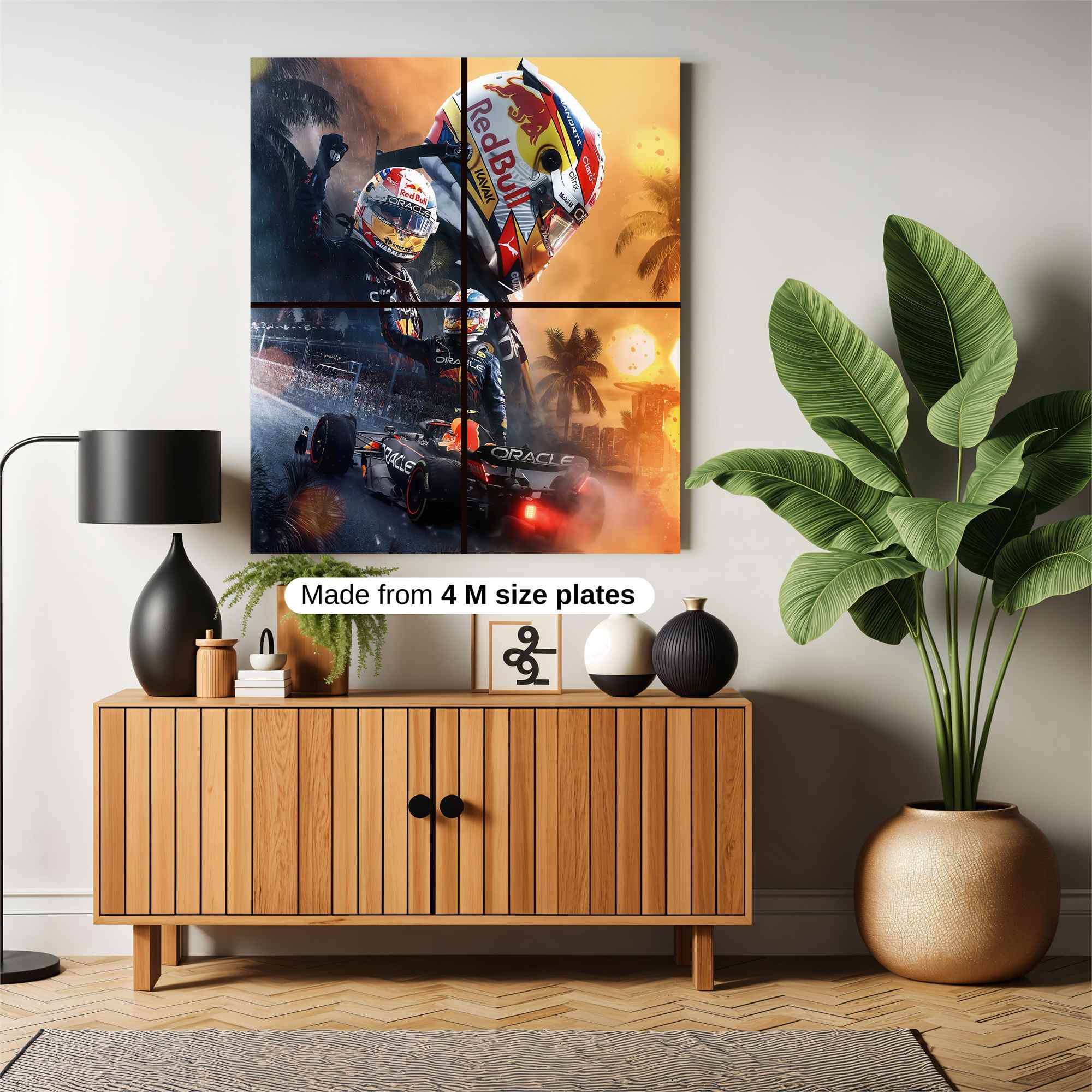Verstappen Triumphant Safe Wall Magnetic / M