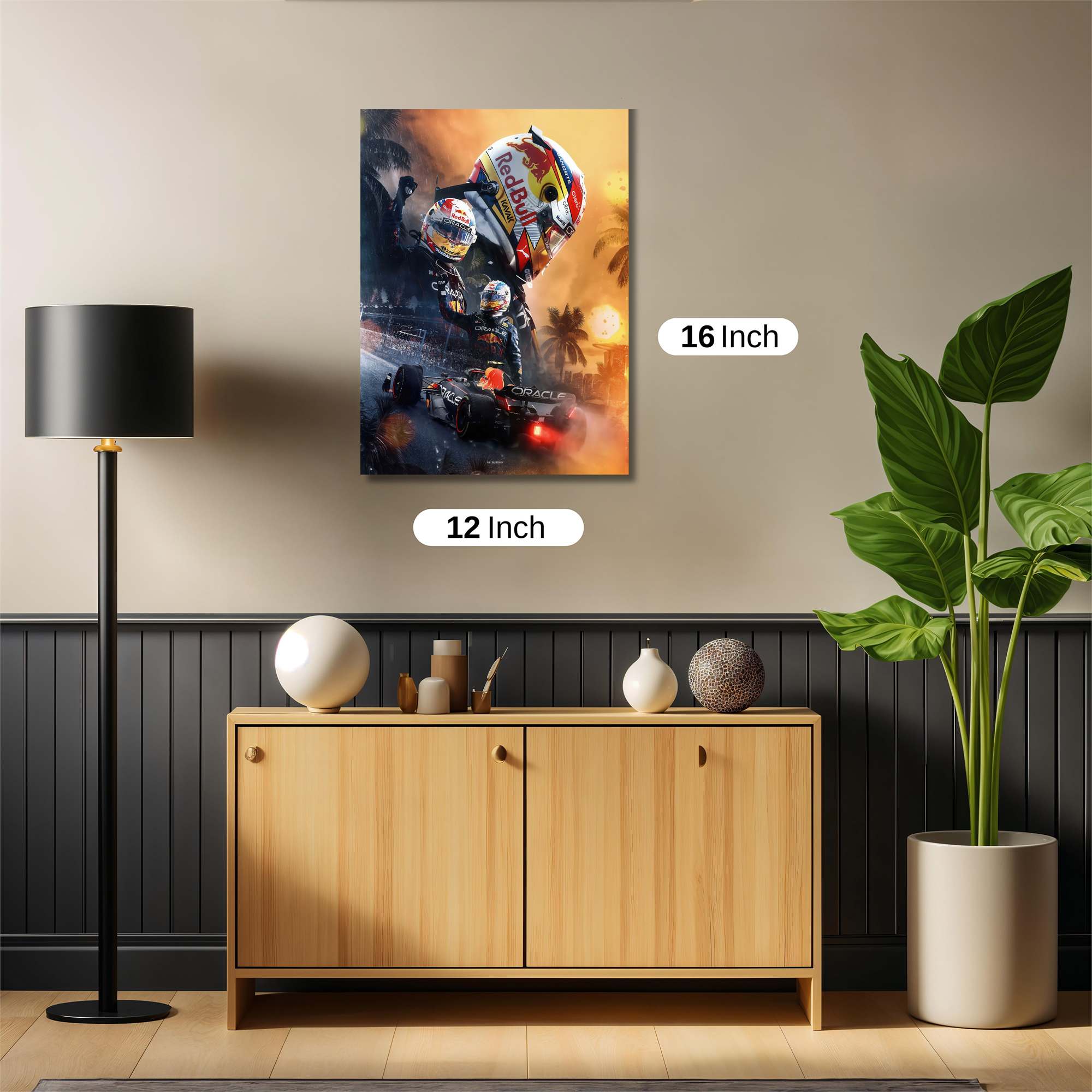 Verstappen Triumphant Safe Wall Magnetic / M