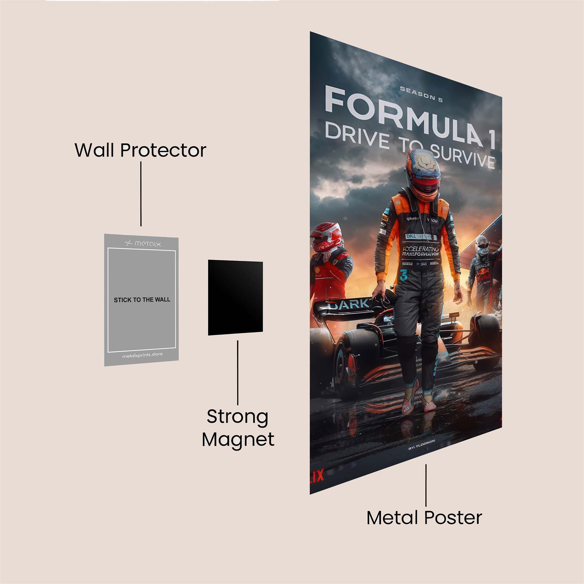 Verstappen Victorious Safe Wall Magnetic / M