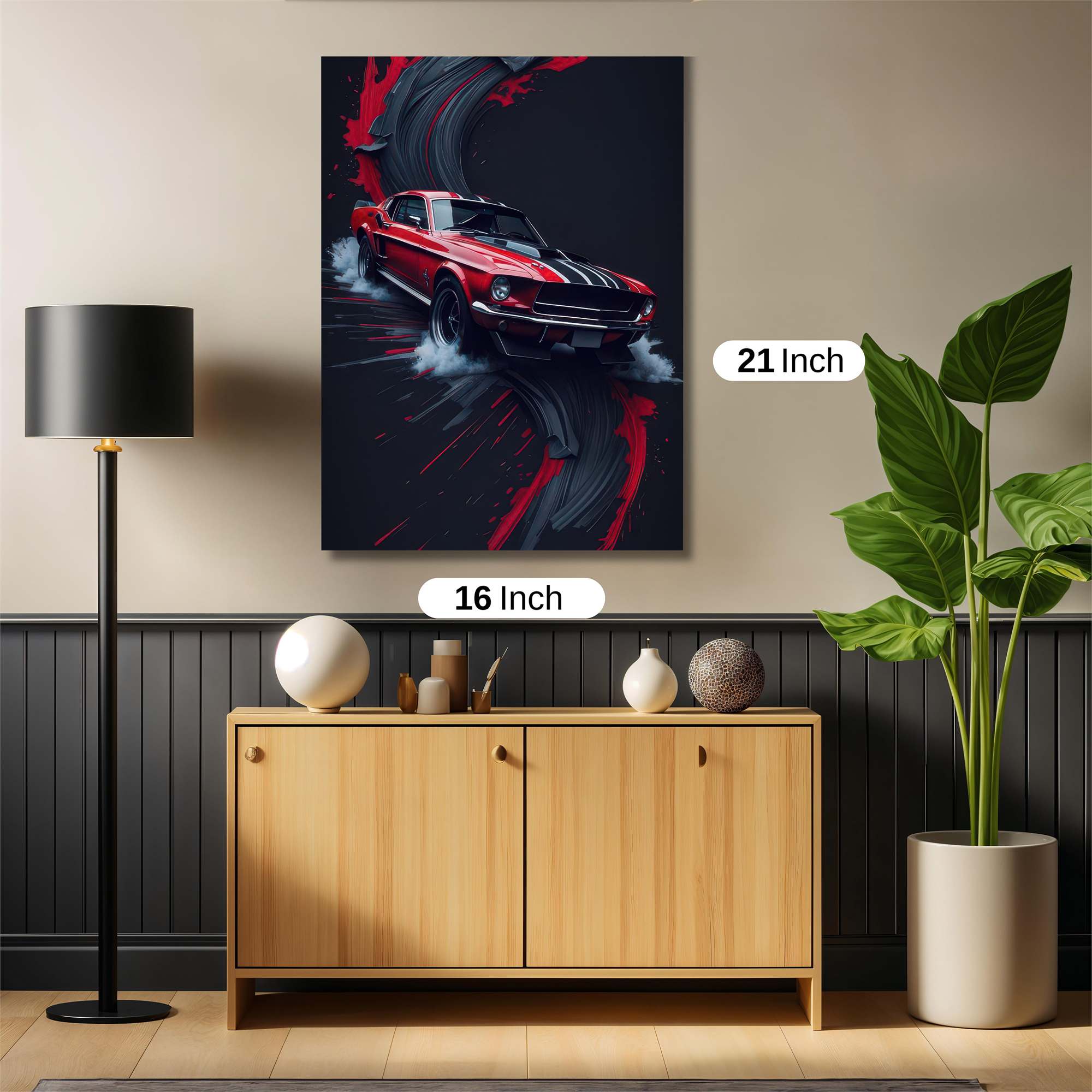 Mustang Menace Safe Wall Magnetic / M