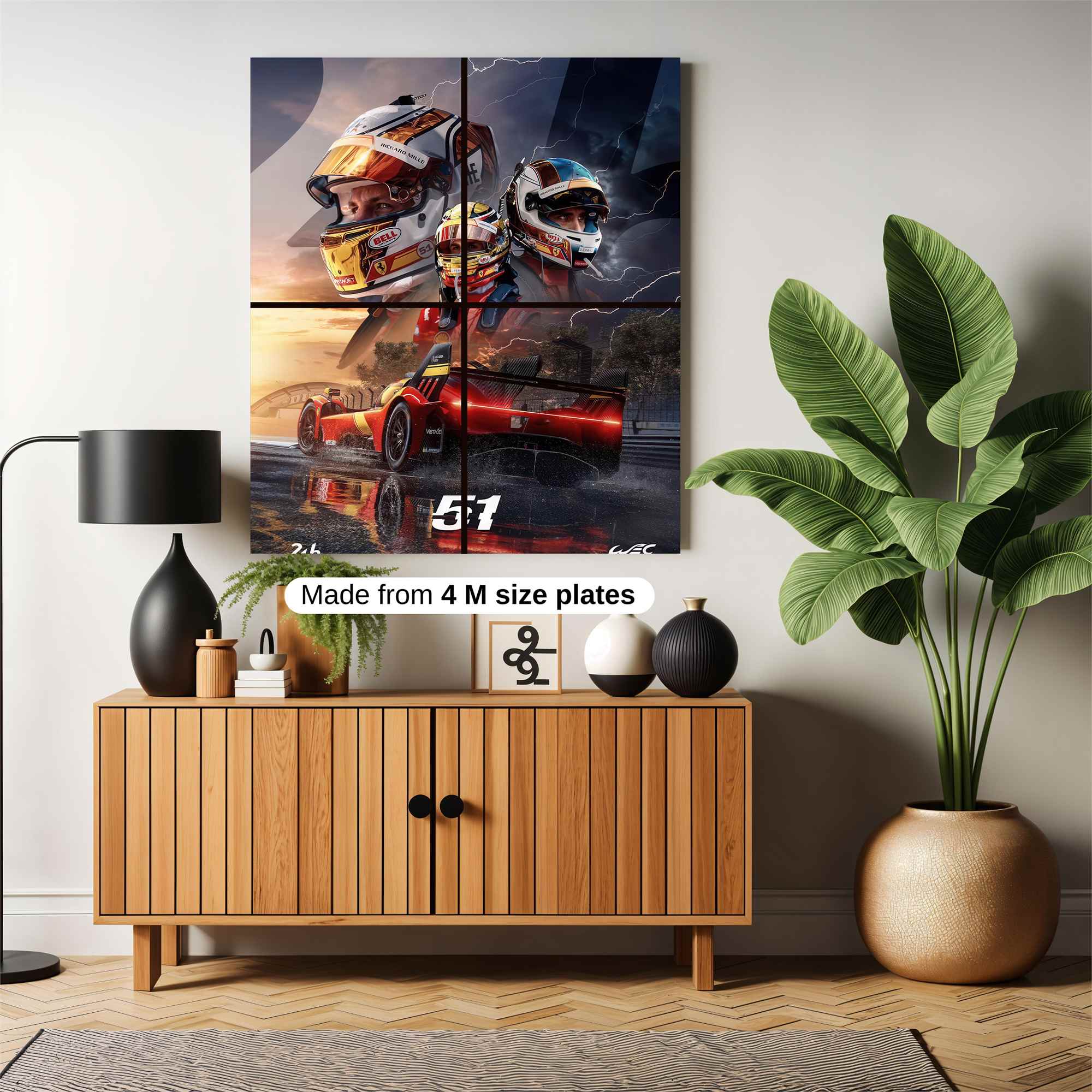 Racers Thunder Safe Wall Magnetic / M