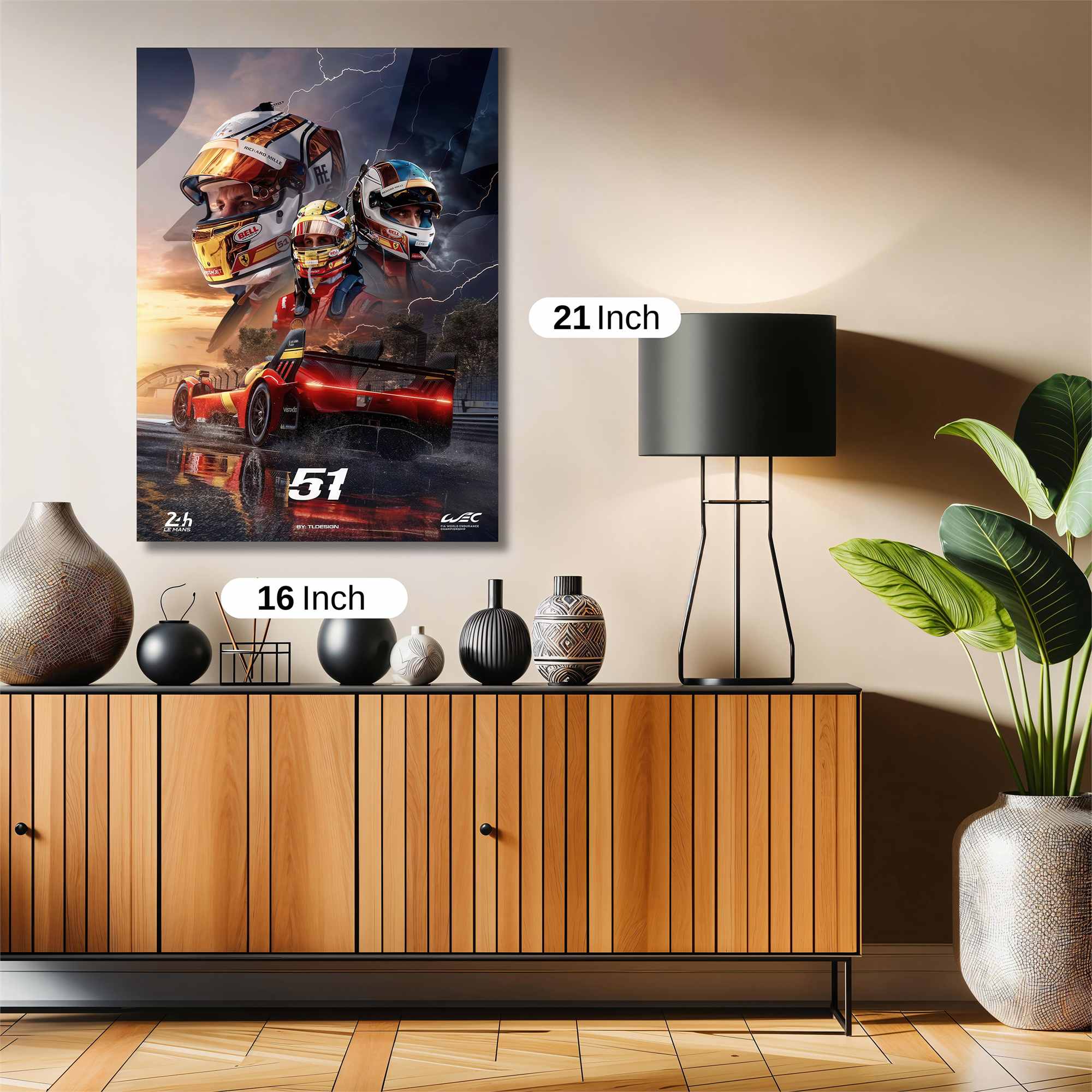 Racers Thunder Safe Wall Magnetic / M