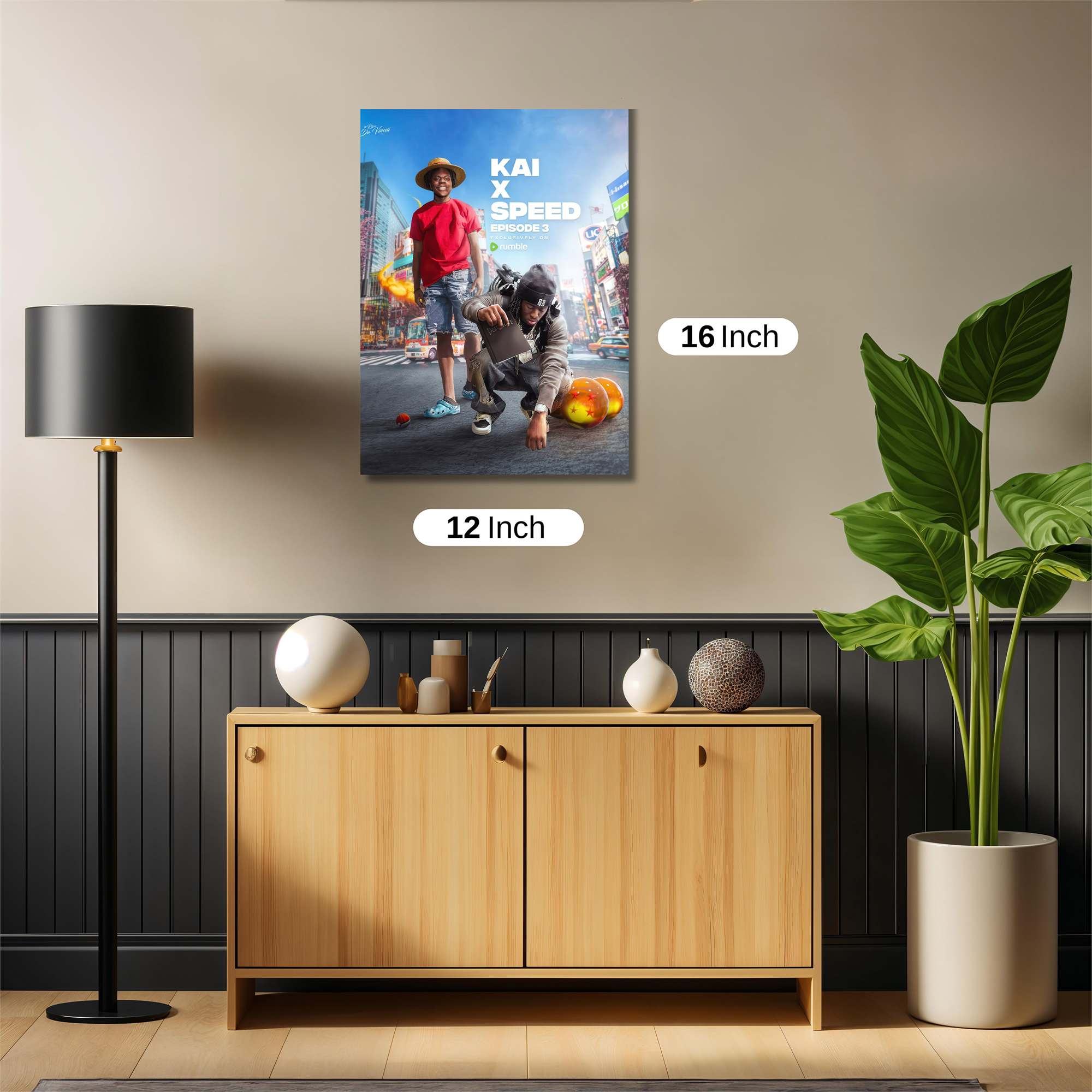 Luffy Exhilaration Safe Wall Magnetic / M