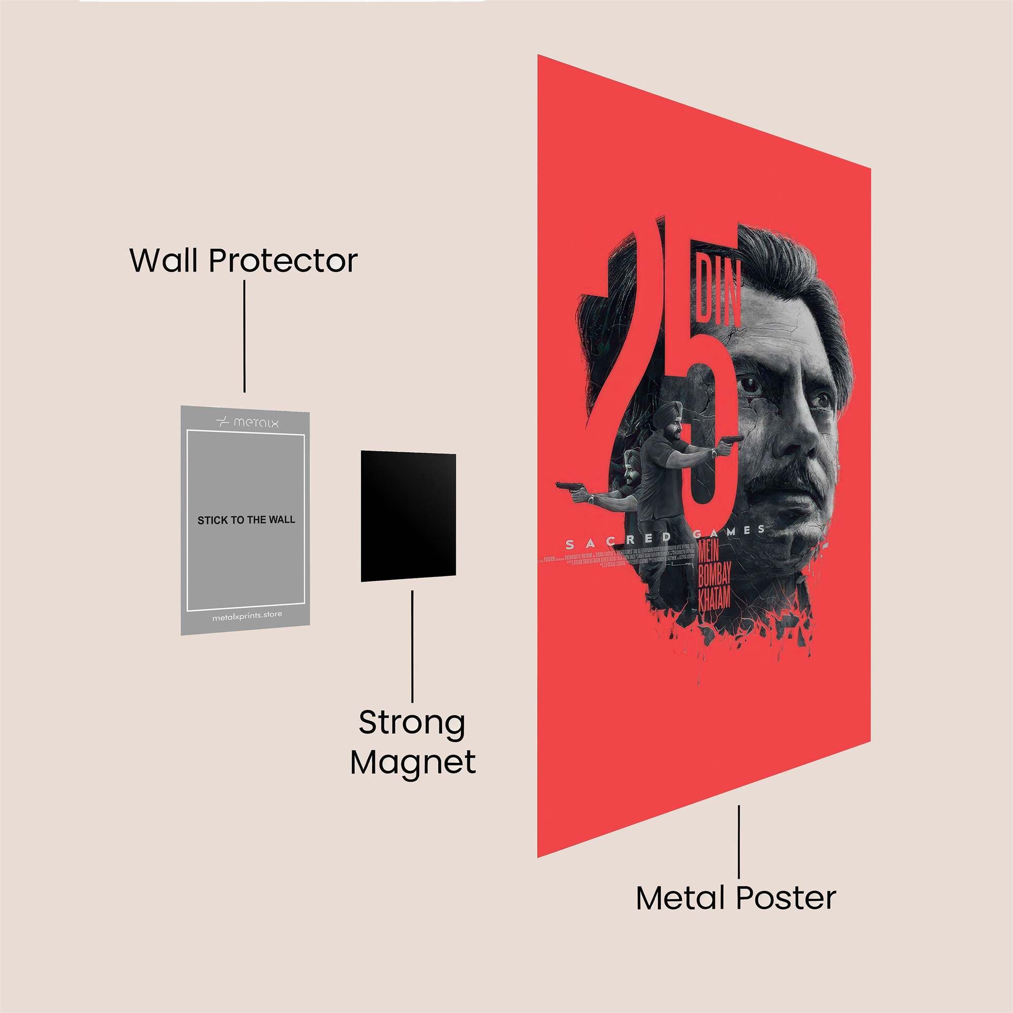 Vijay Intense Safe Wall Magnetic / M