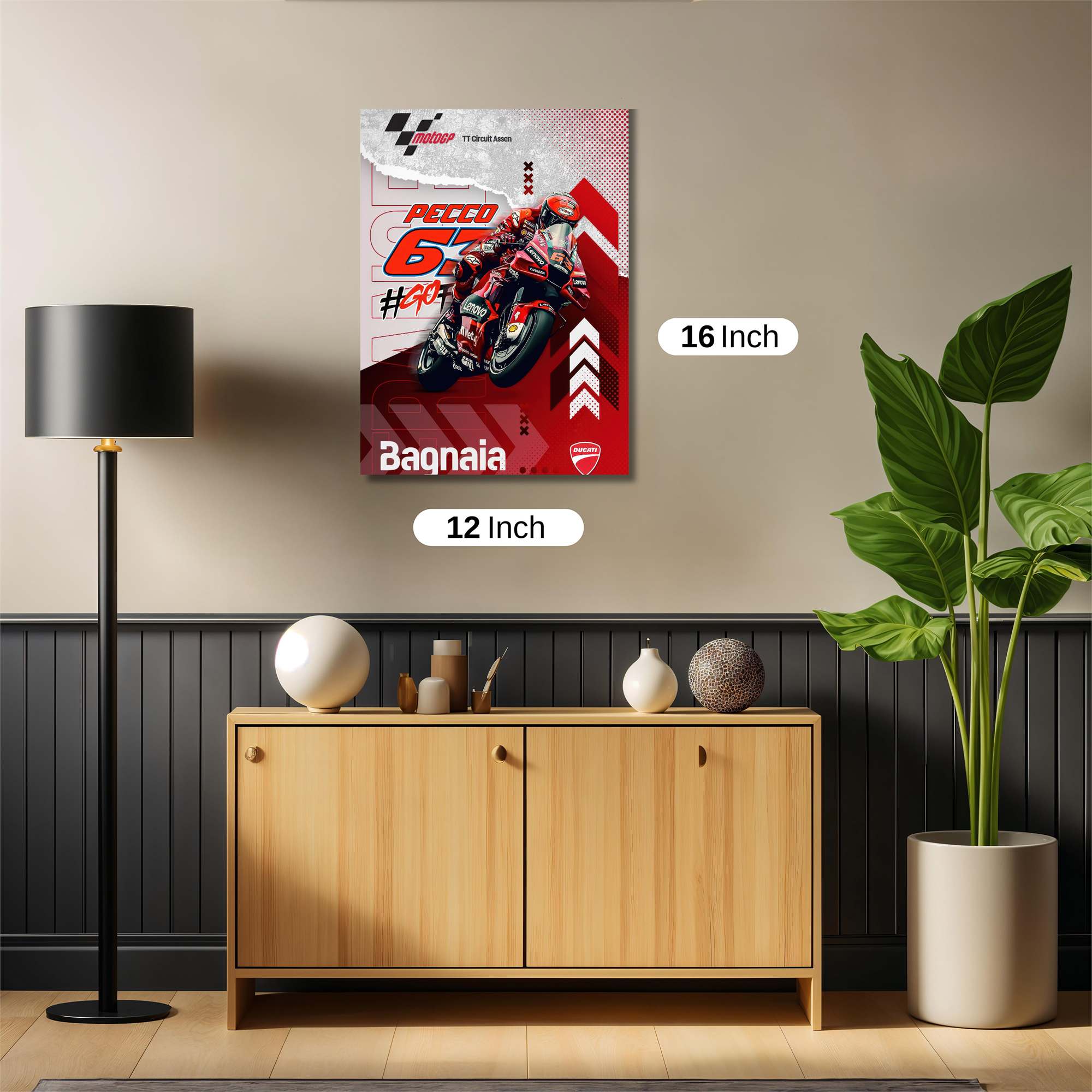 Bagnaia Blaze Safe Wall Magnetic / M