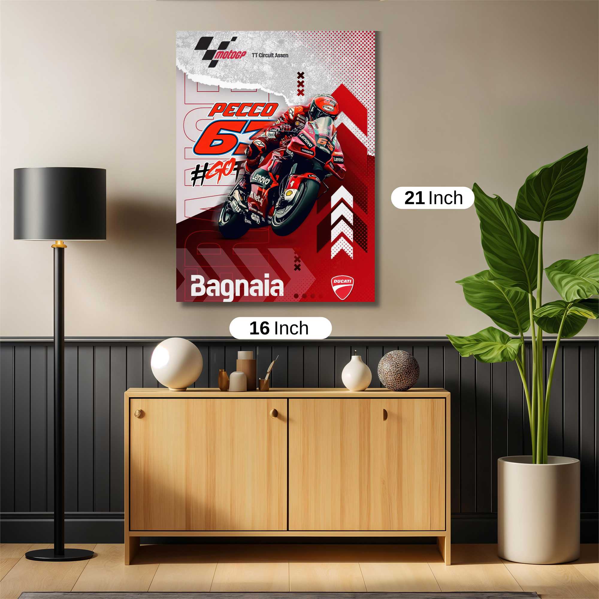 Bagnaia Blaze Safe Wall Magnetic / M