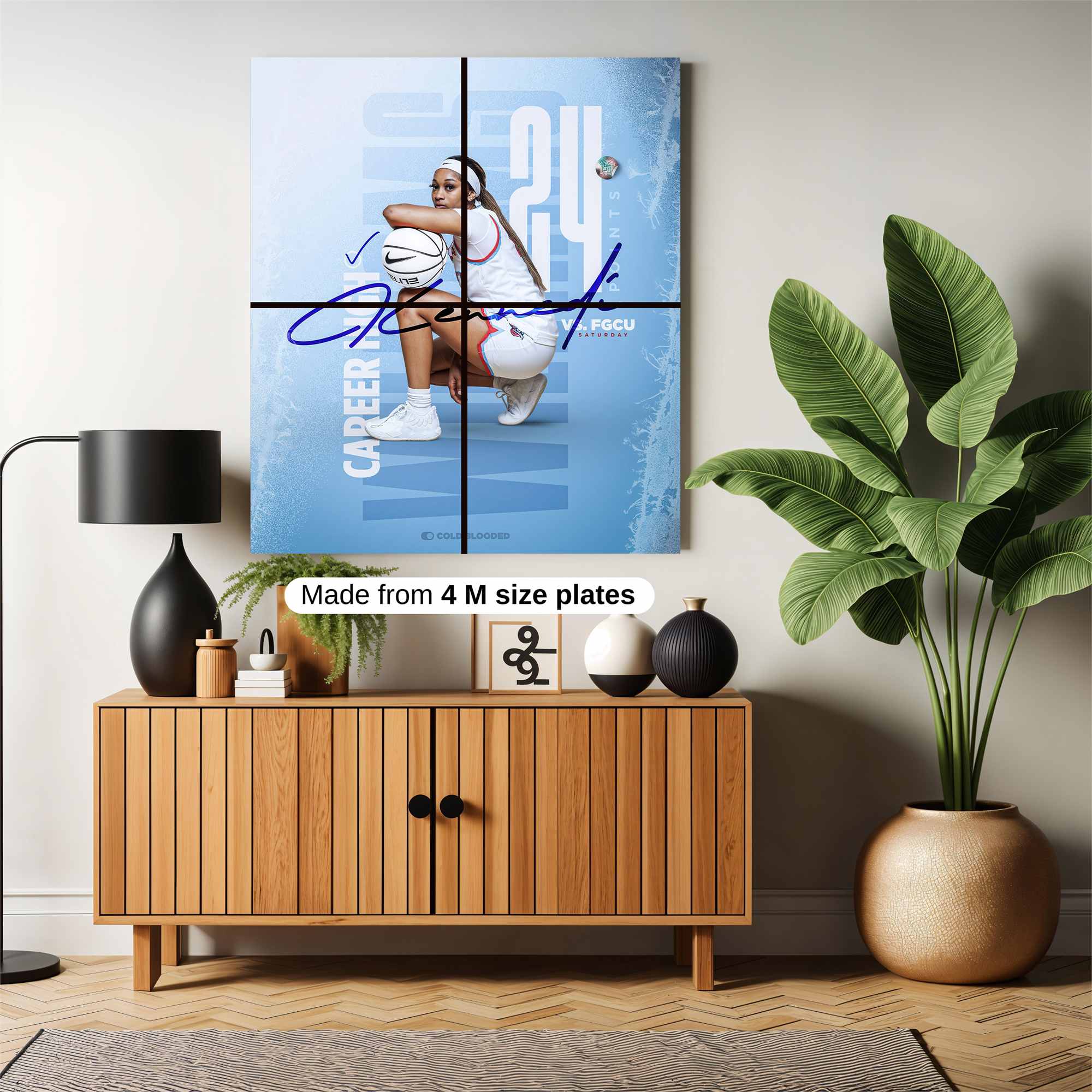 Basketball Bliss Safe Wall Magnetic / M