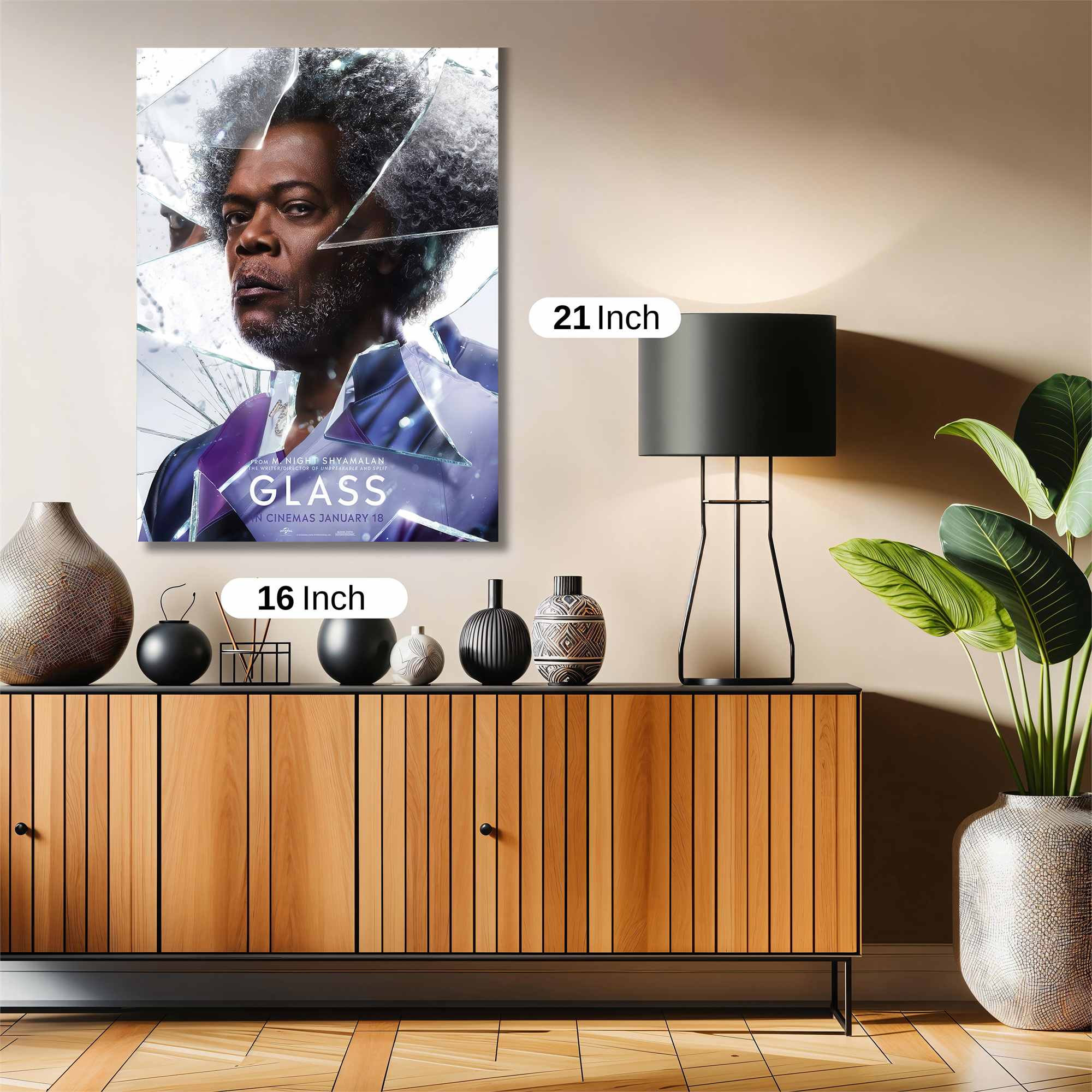 Elijah Shattered Safe Wall Magnetic / M