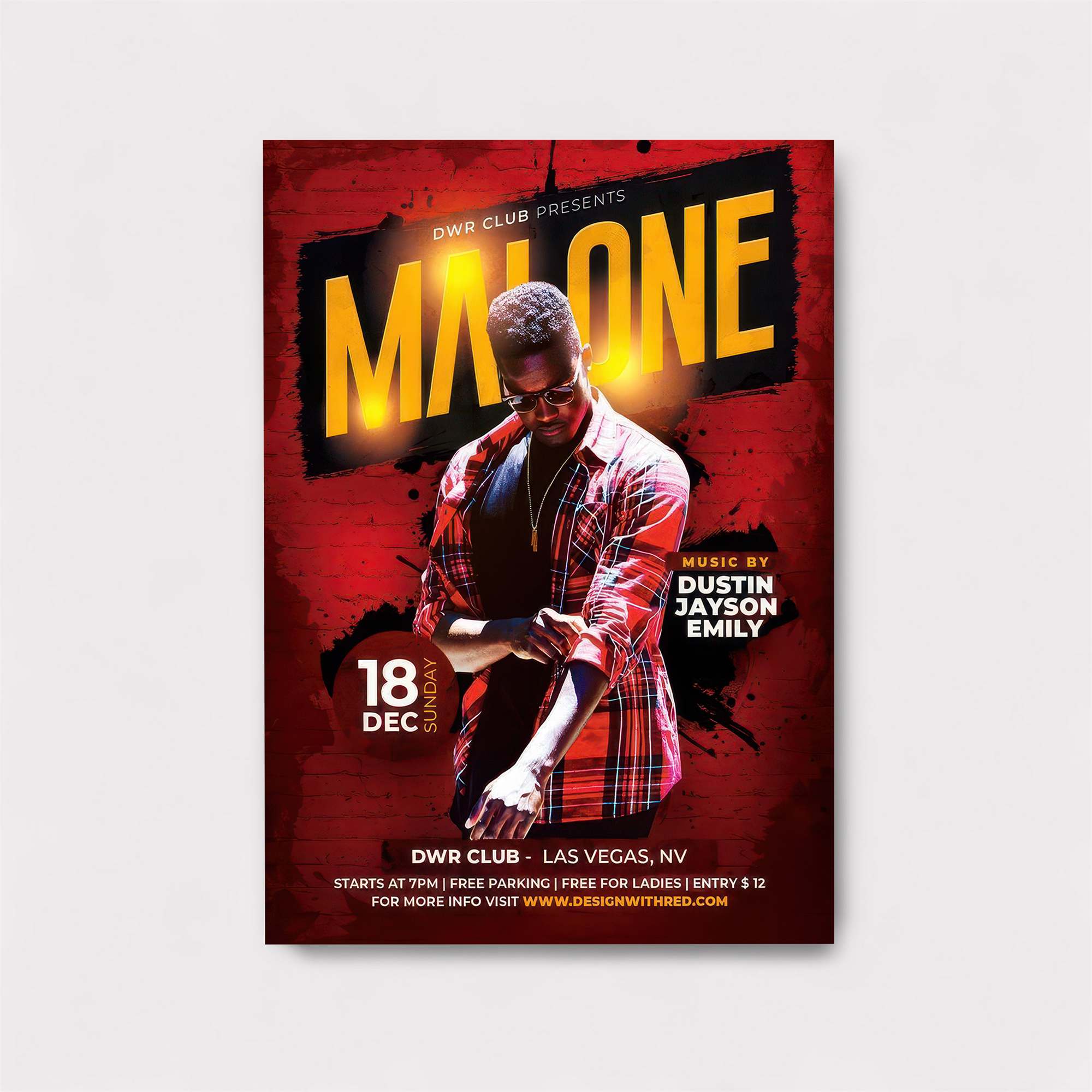 Malone Vibe Safe Wall Magnetic / M