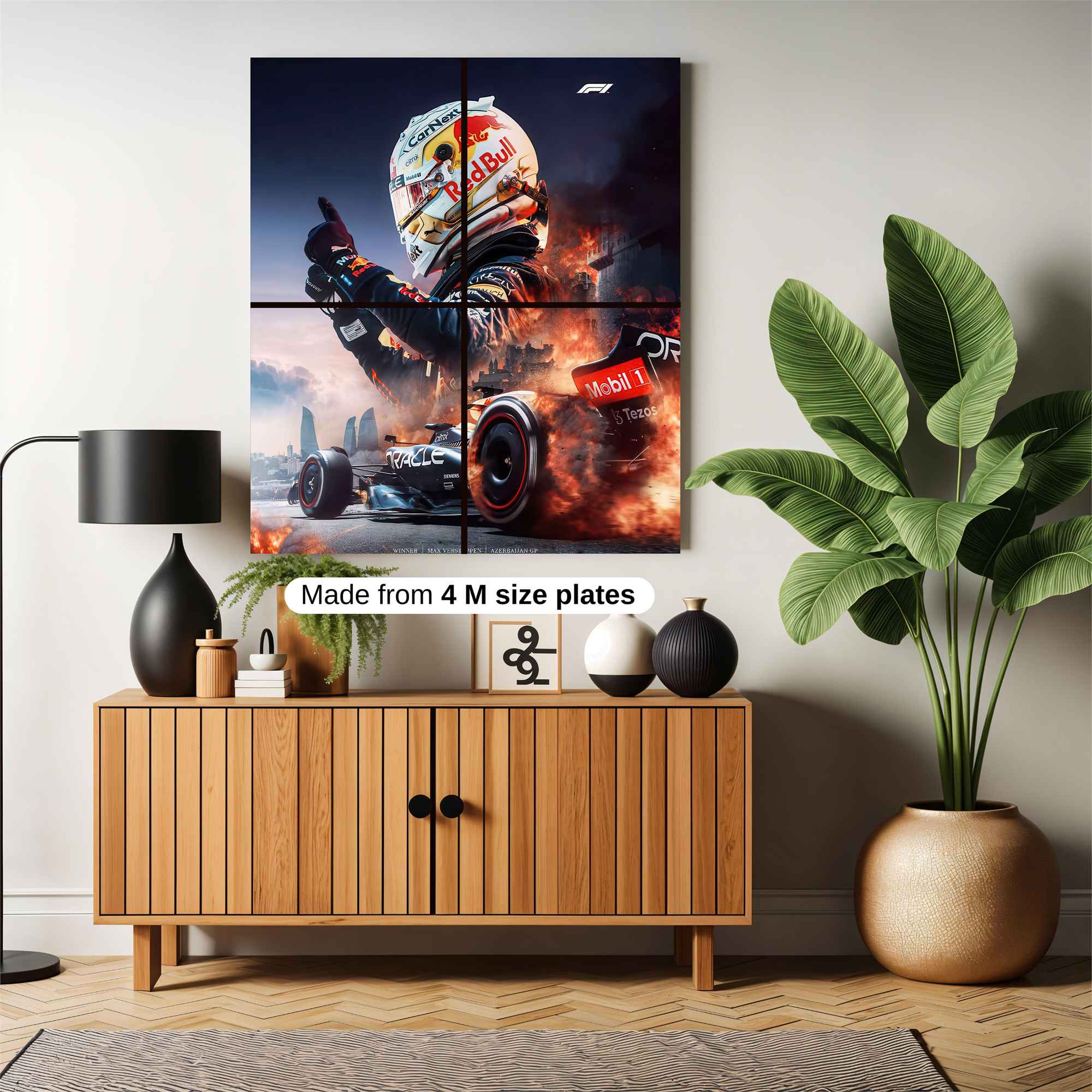 Verstappen Fiery Safe Wall Magnetic / M