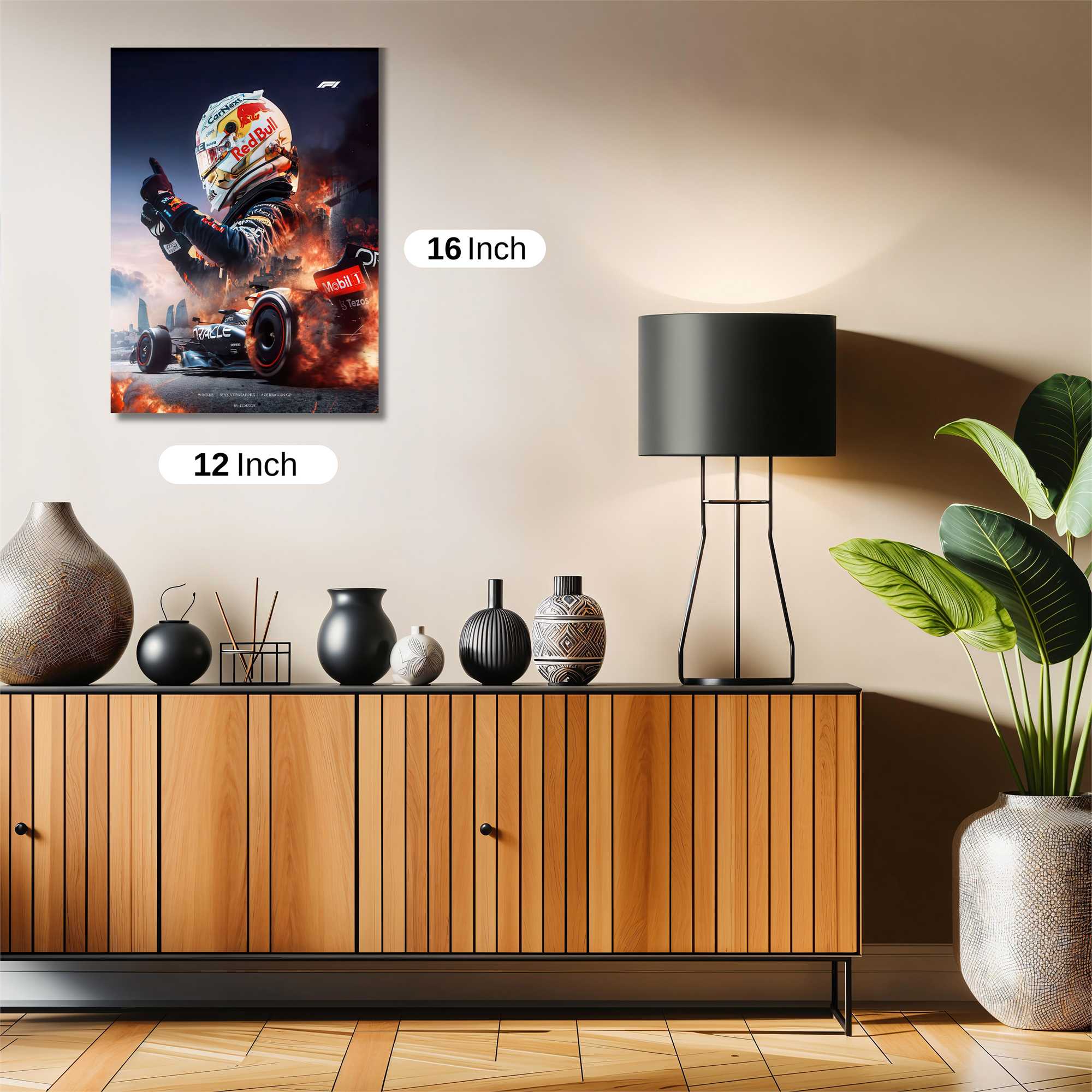 Verstappen Fiery Safe Wall Magnetic / M