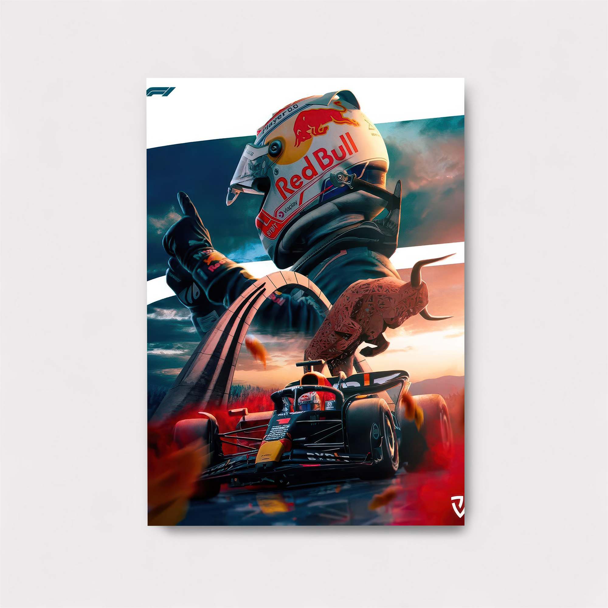 Verstappen Victorious Safe Wall Magnetic / M