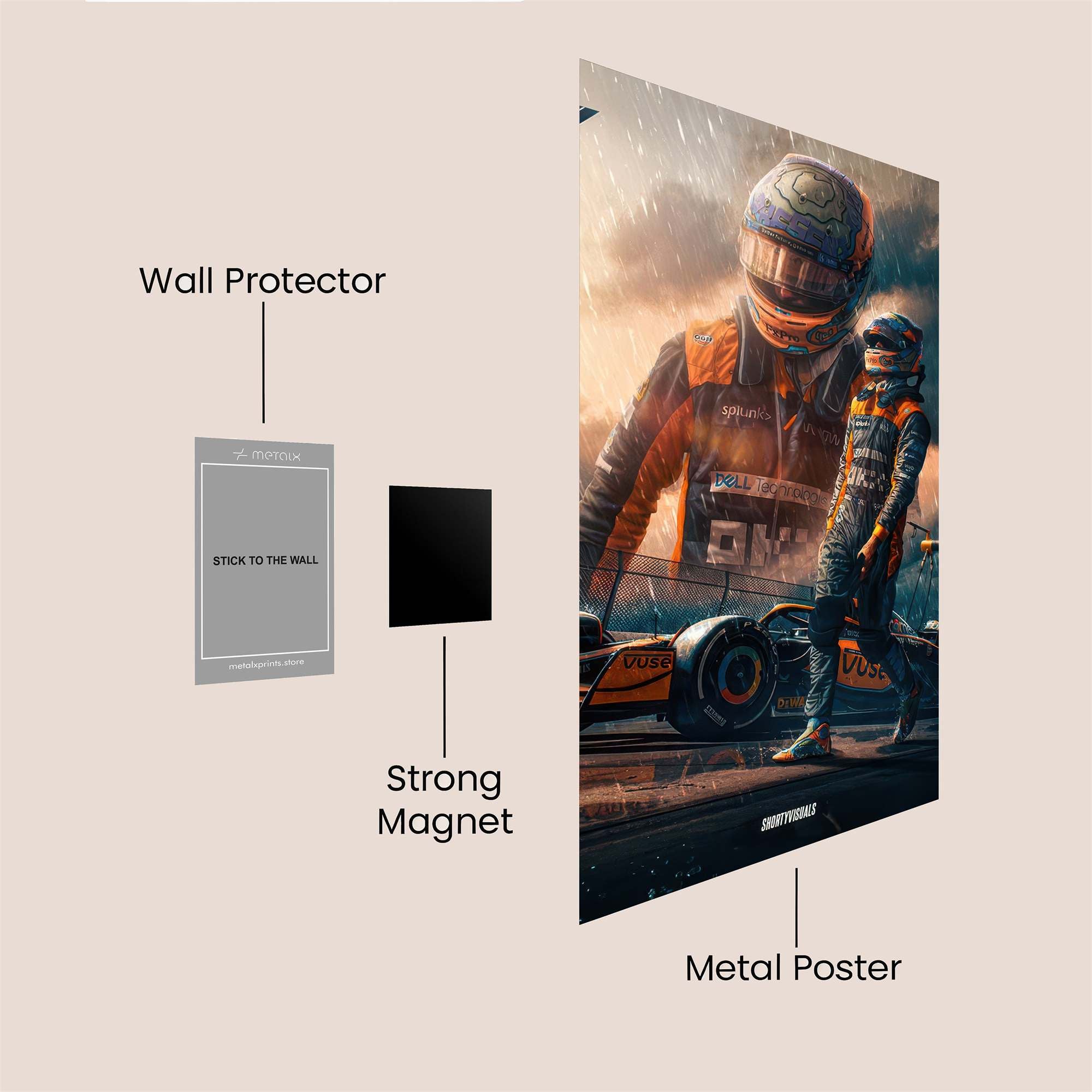 Verstappen Resolute Safe Wall Magnetic / M
