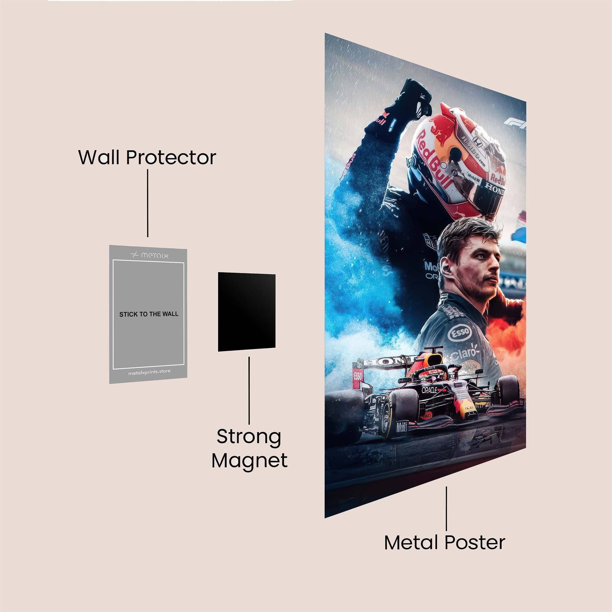 Verstappen Victorious Safe Wall Magnetic / M