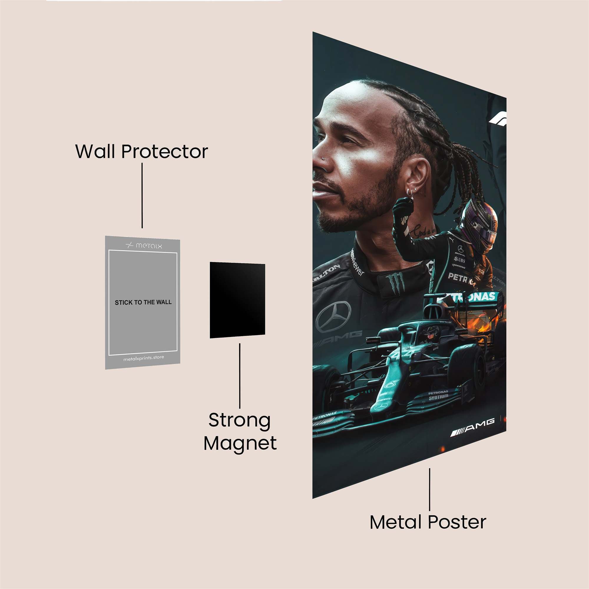 Hamilton Fierce Safe Wall Magnetic / M