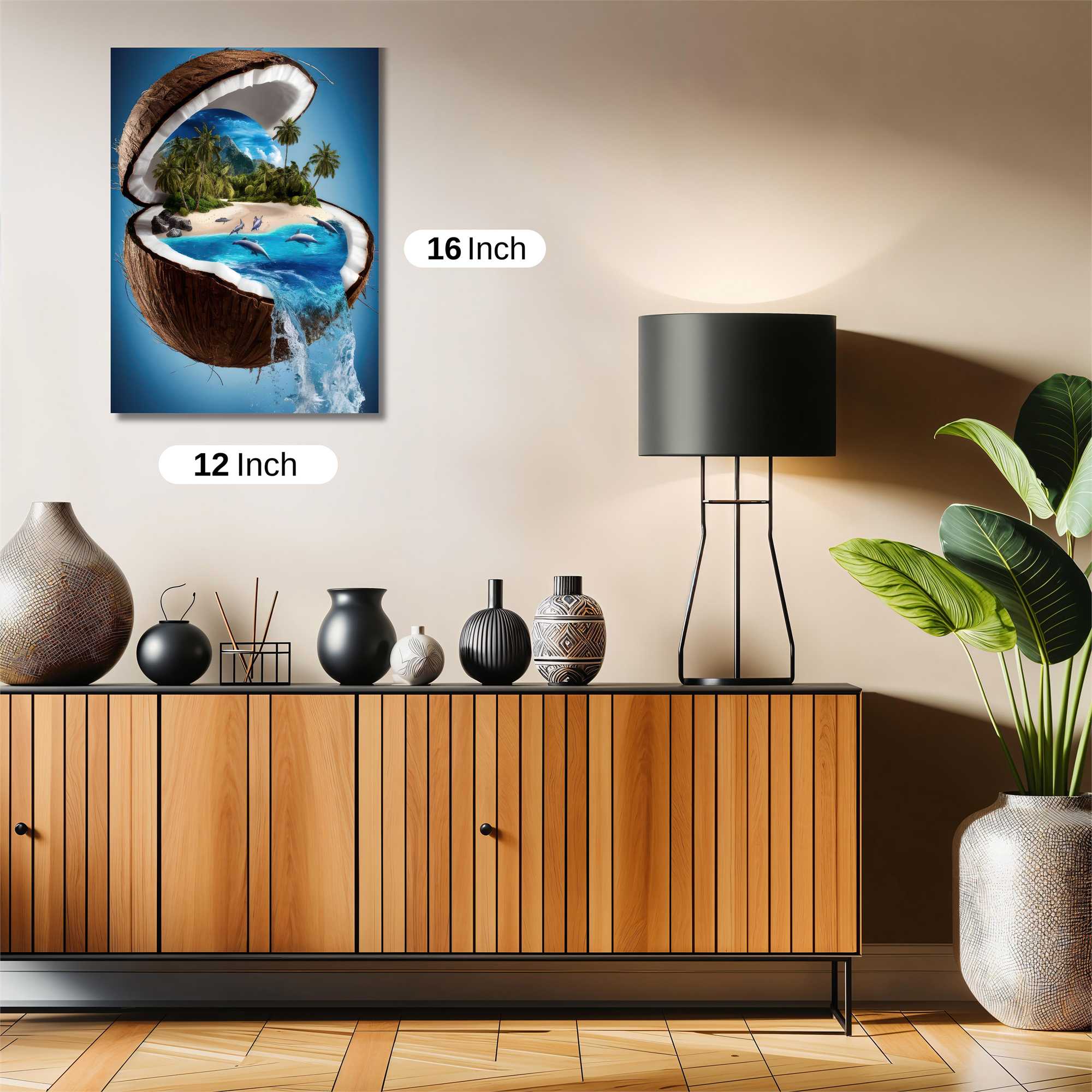 Coconut Paradise Safe Wall Magnetic / M