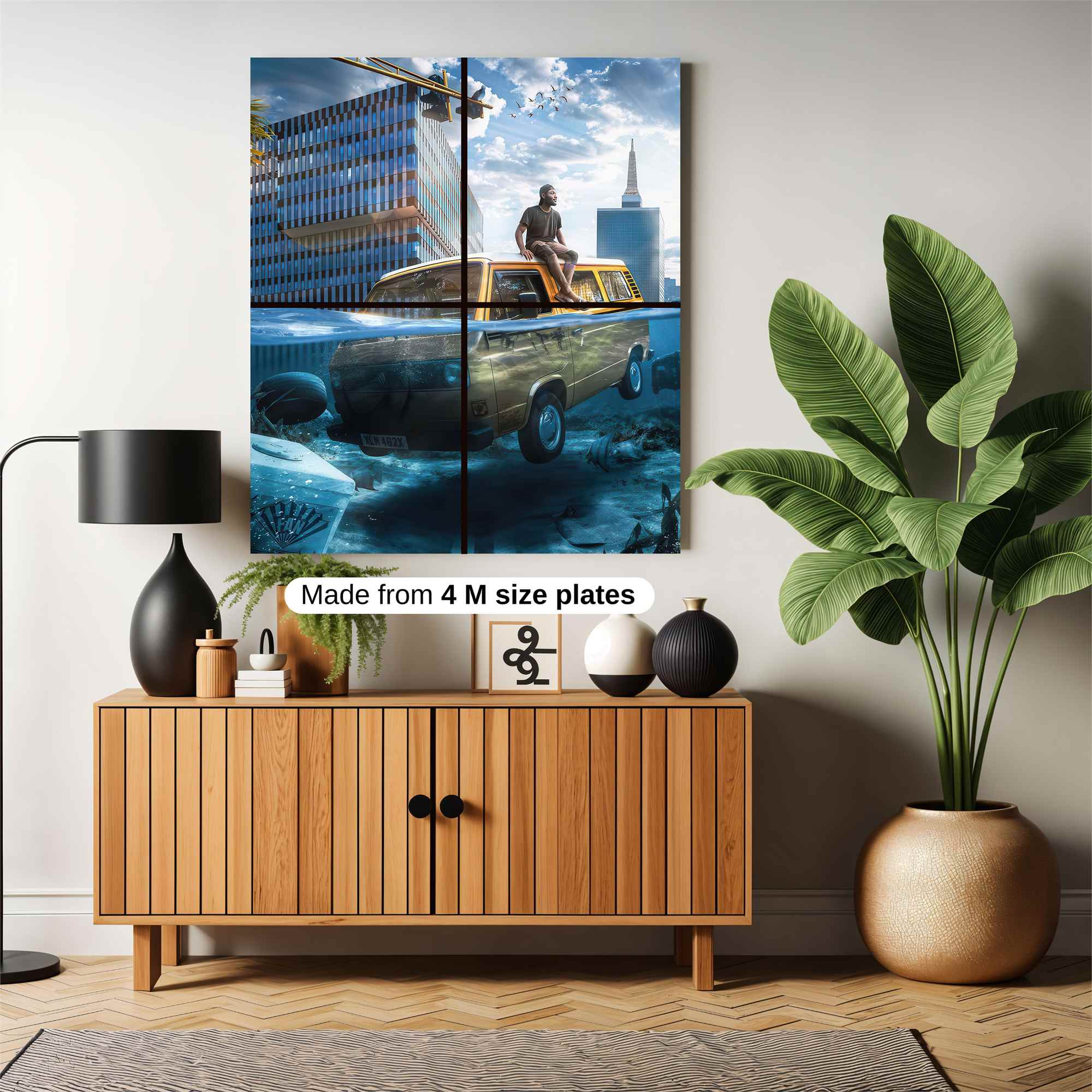 Flooded Serenity Safe Wall Magnetic / M