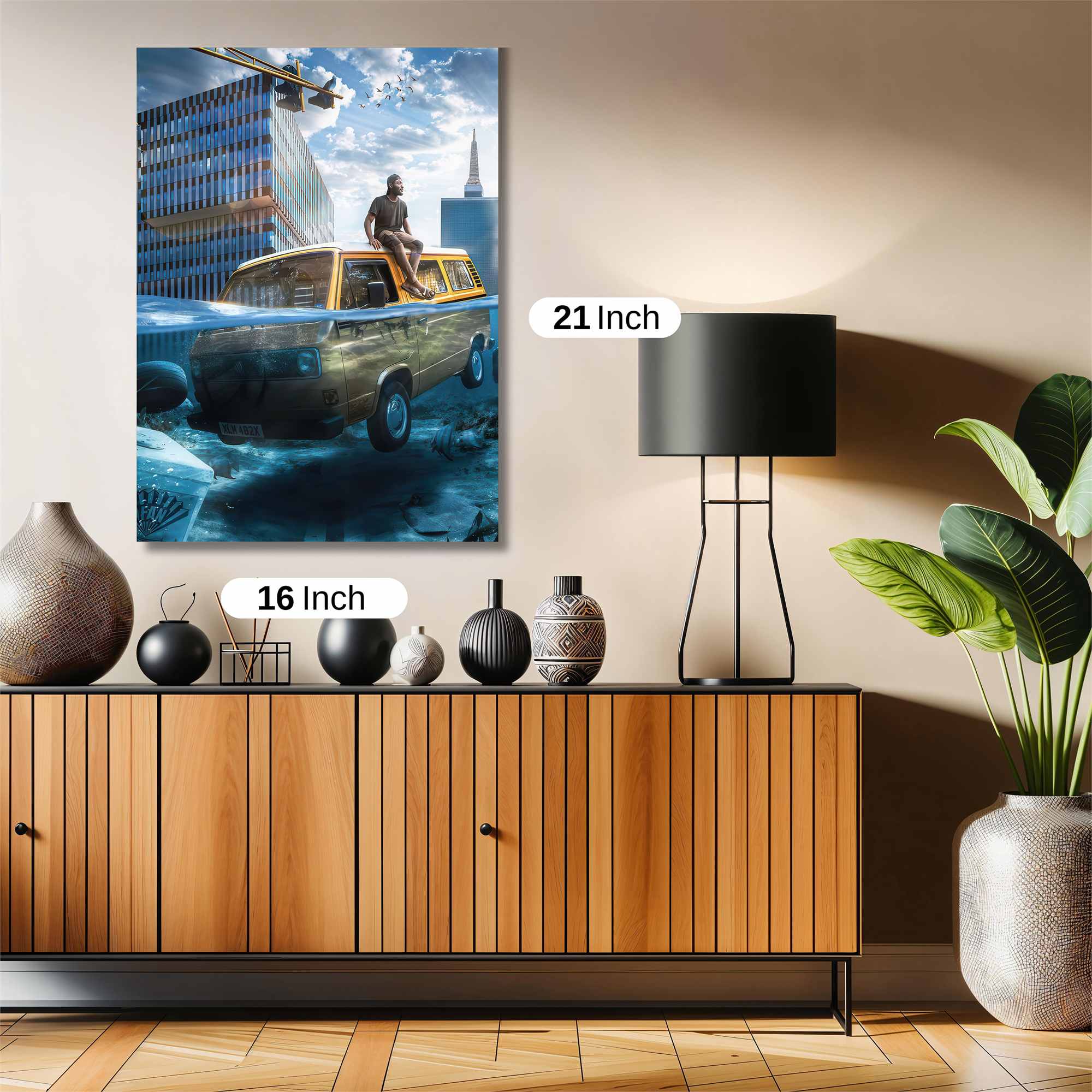 Flooded Serenity Safe Wall Magnetic / M