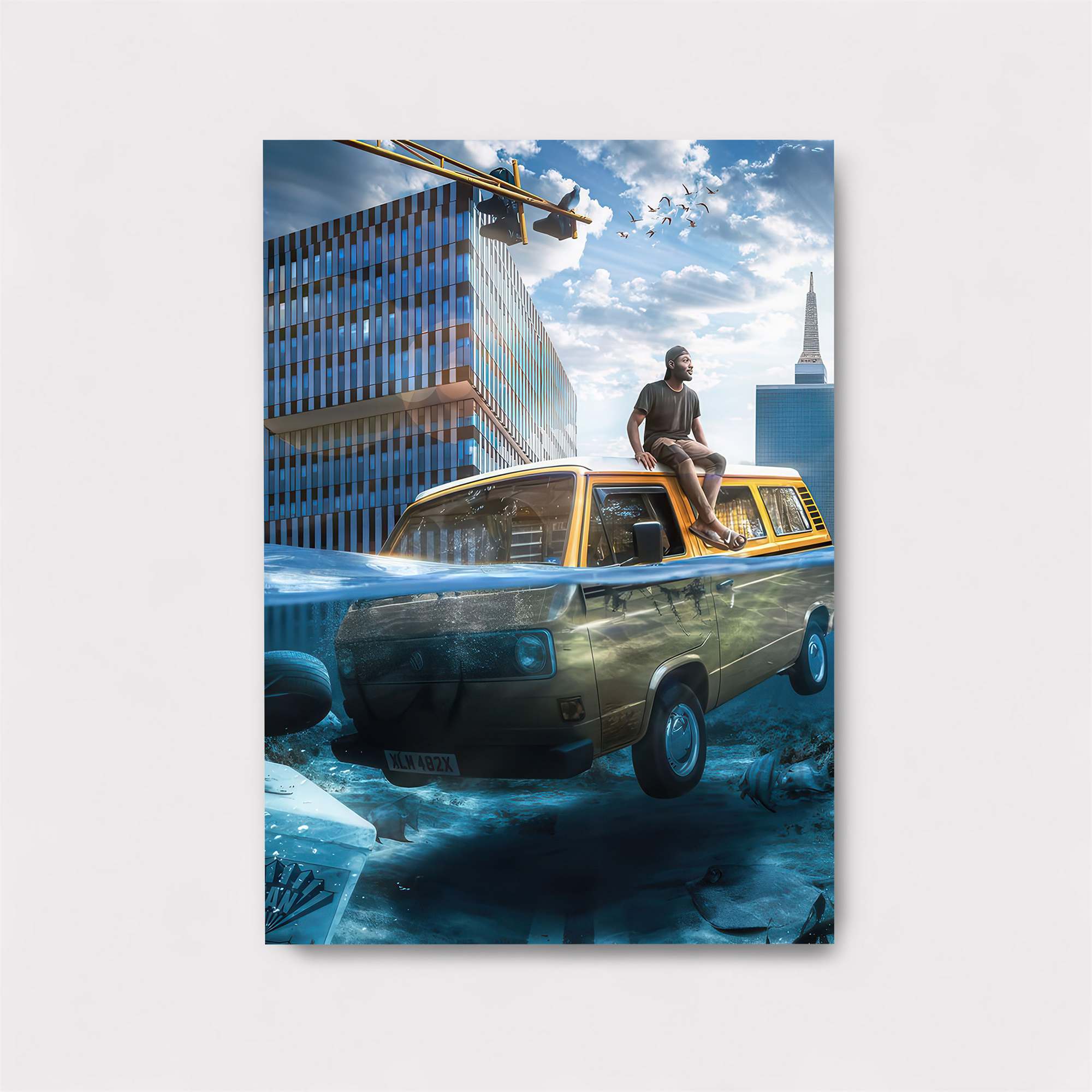 Flooded Serenity Safe Wall Magnetic / M