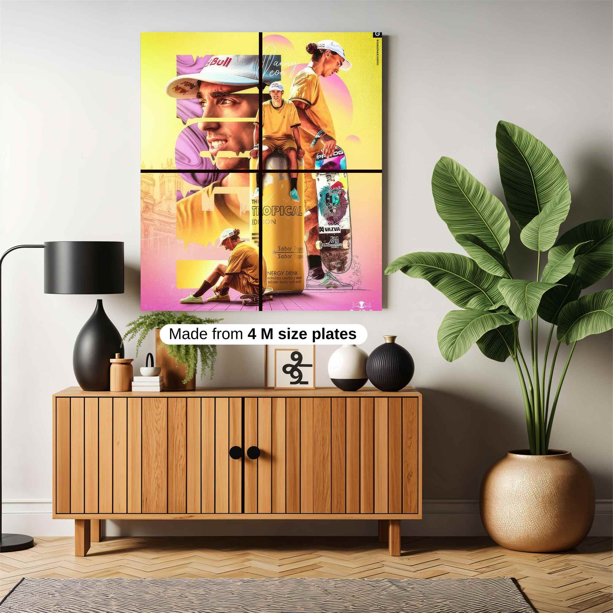 Skateboard Euphoria Safe Wall Magnetic / M