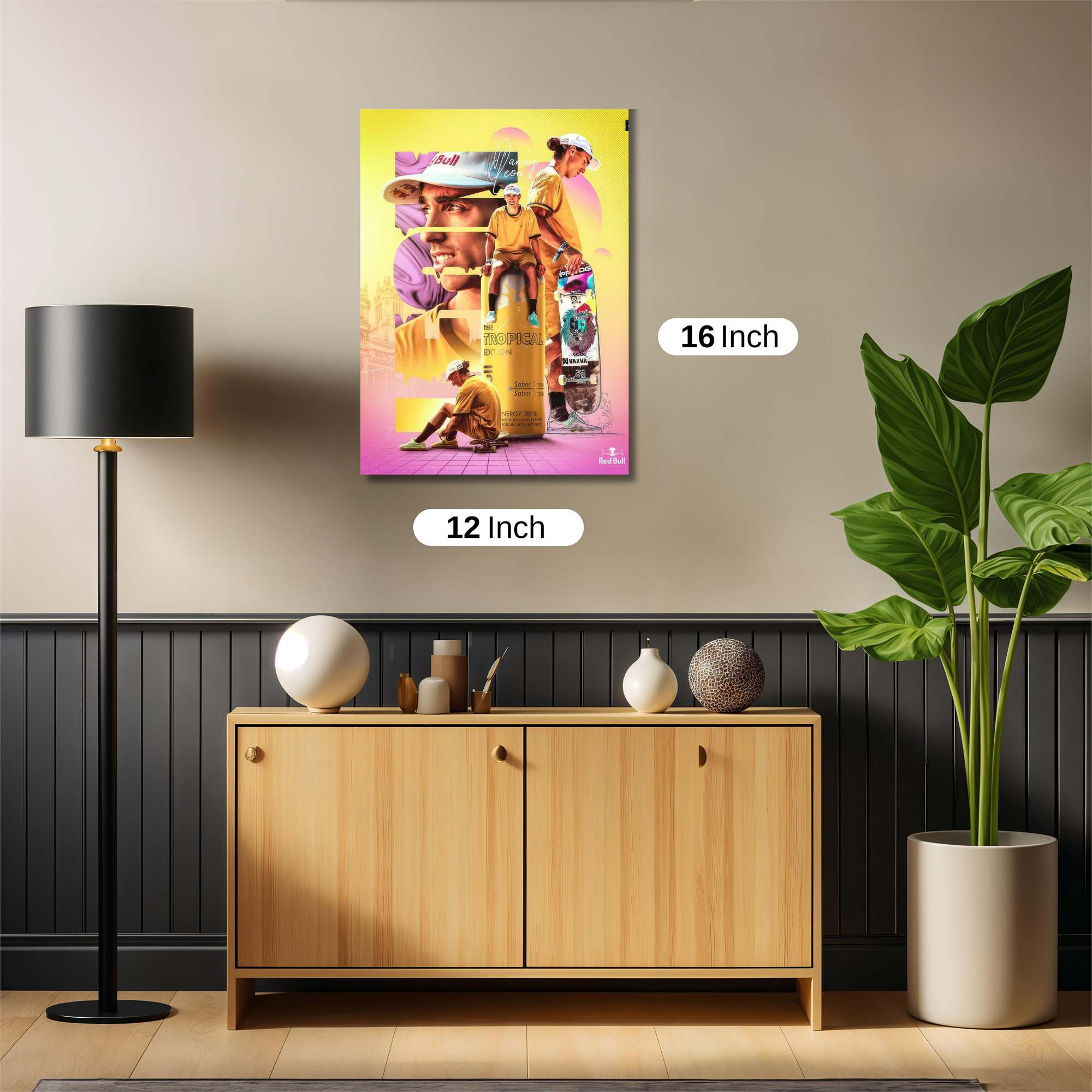 Skateboard Euphoria Safe Wall Magnetic / M