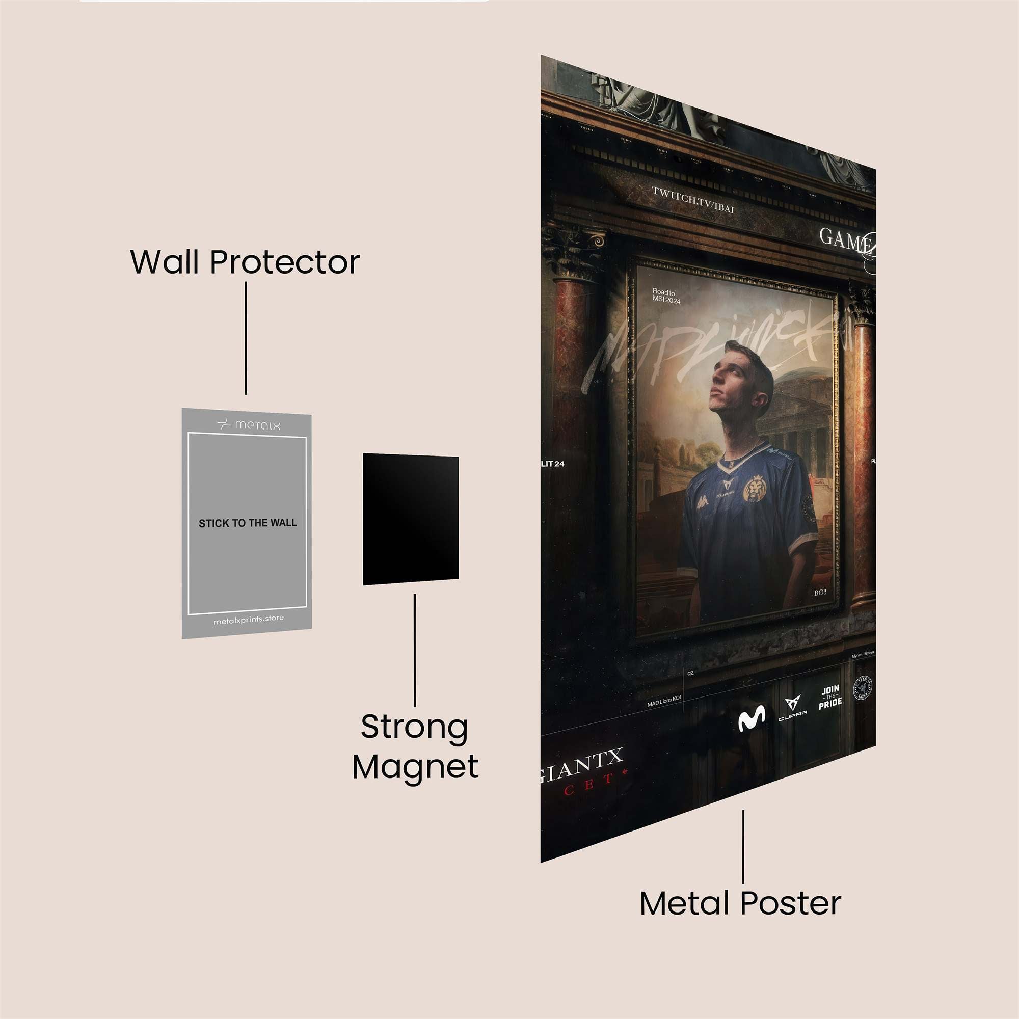 Reus Regal Safe Wall Magnetic / M