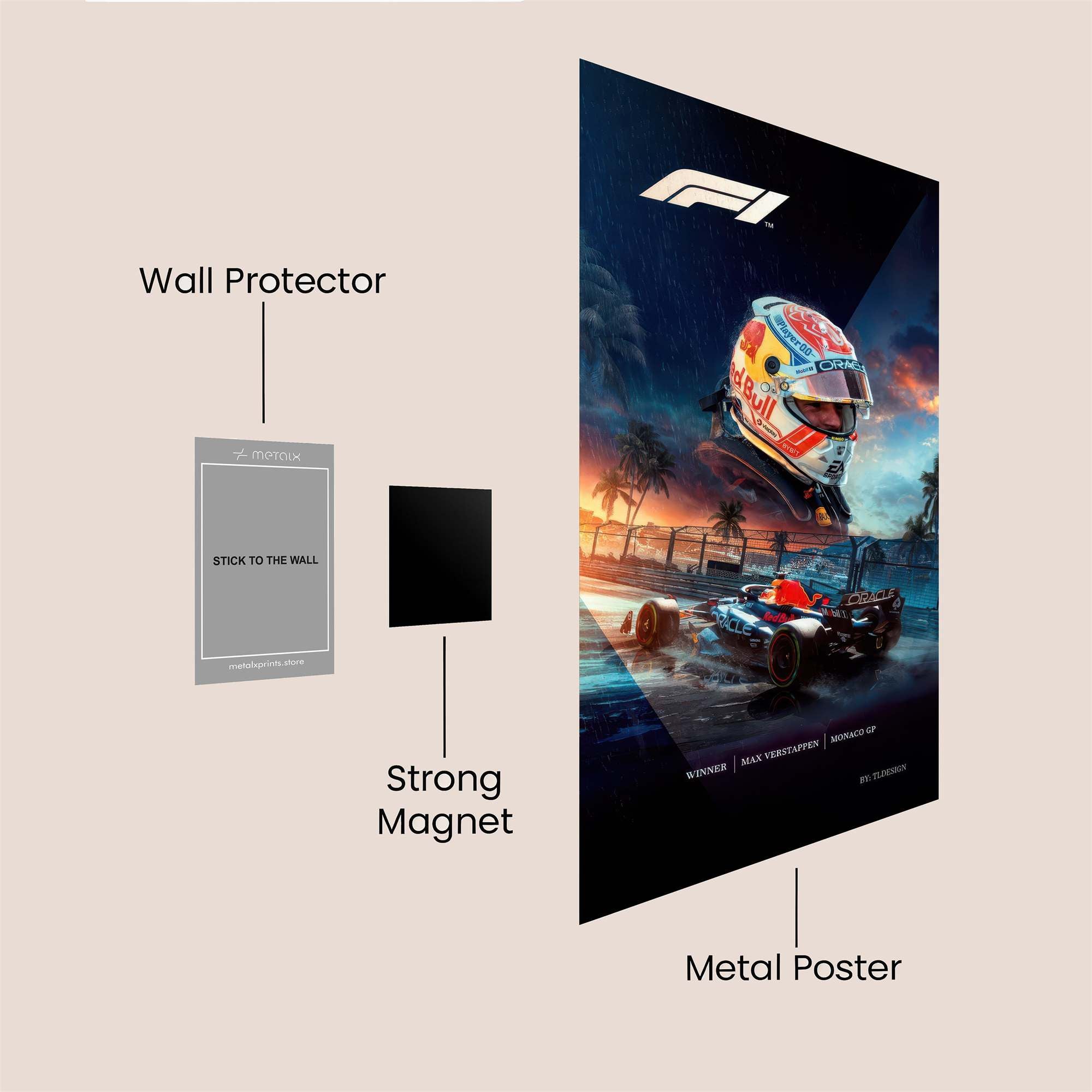 Verstappen Velocity Safe Wall Magnetic / M
