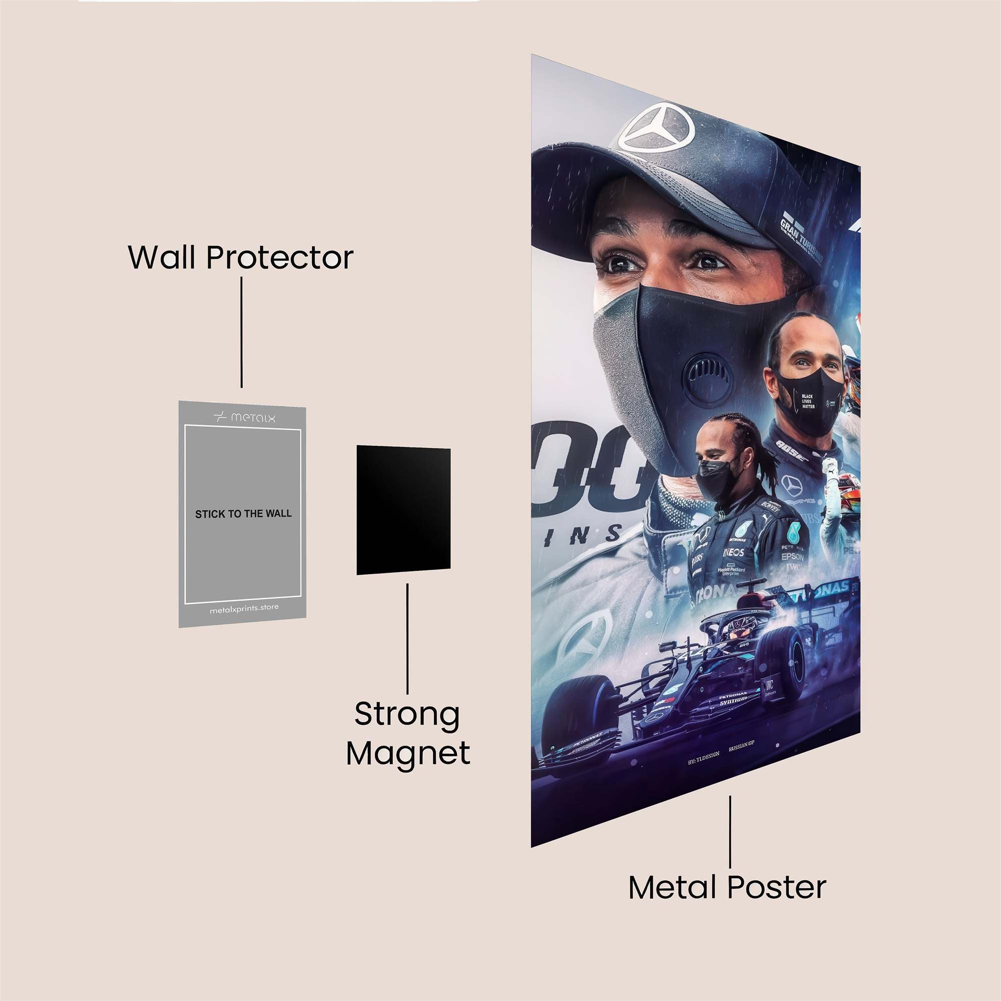 Hamilton Triumphant Safe Wall Magnetic / M