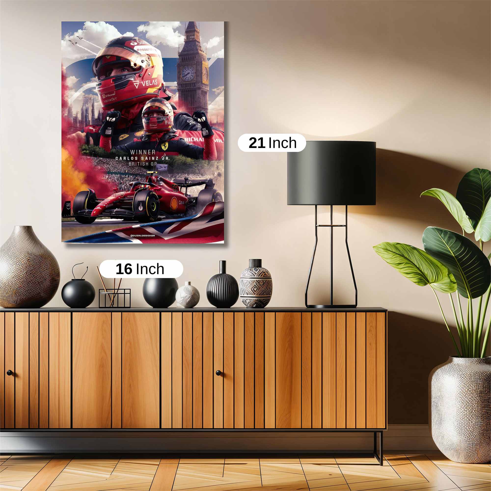 Sainz Triumphant Safe Wall Magnetic / M