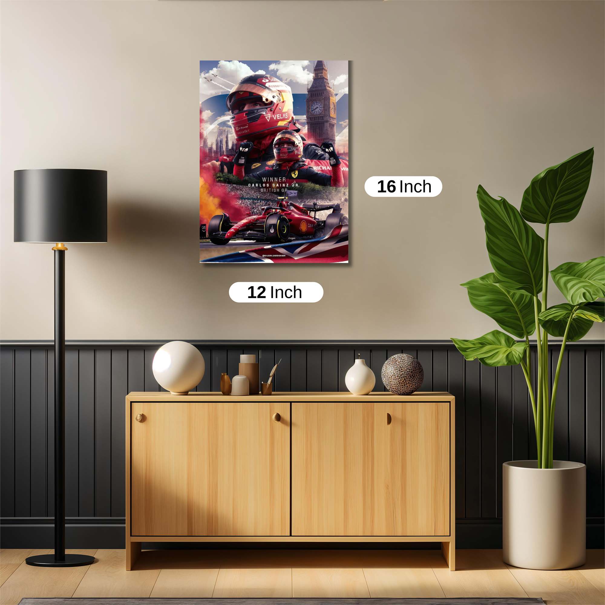 Sainz Triumphant Safe Wall Magnetic / M