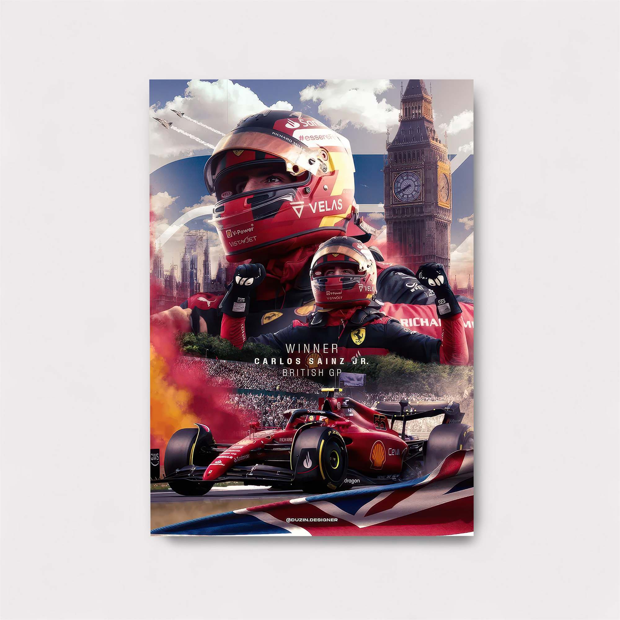 Sainz Triumphant Safe Wall Magnetic / M