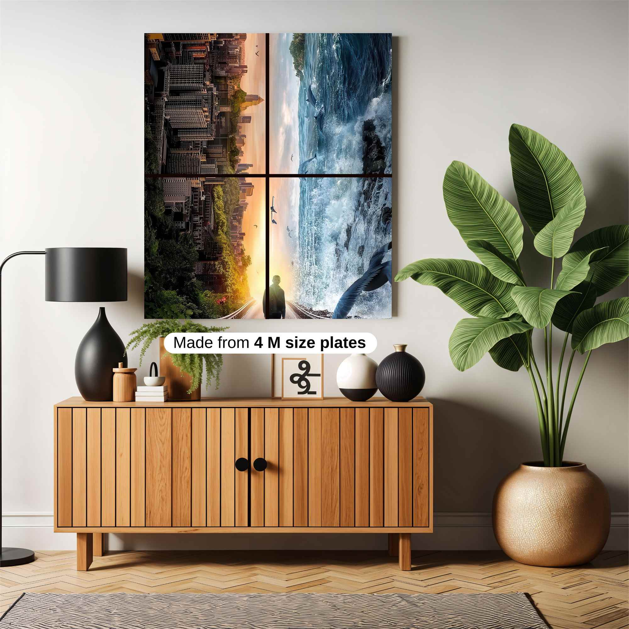 City Tsunami Safe Wall Magnetic / M