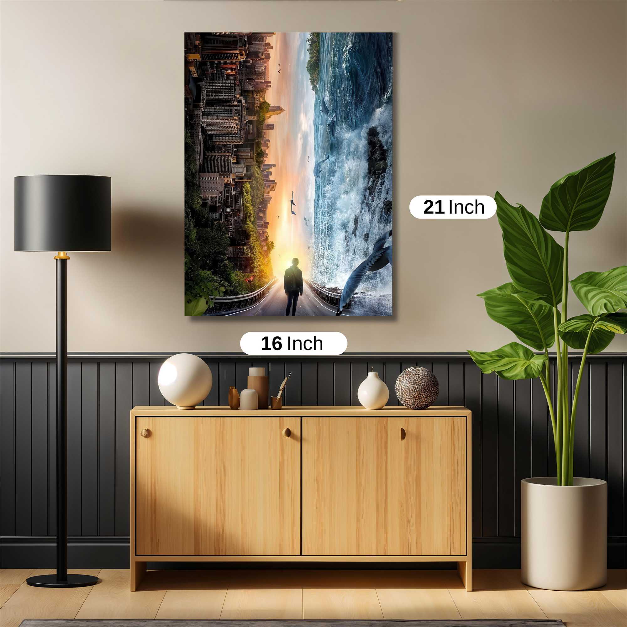 City Tsunami Safe Wall Magnetic / M