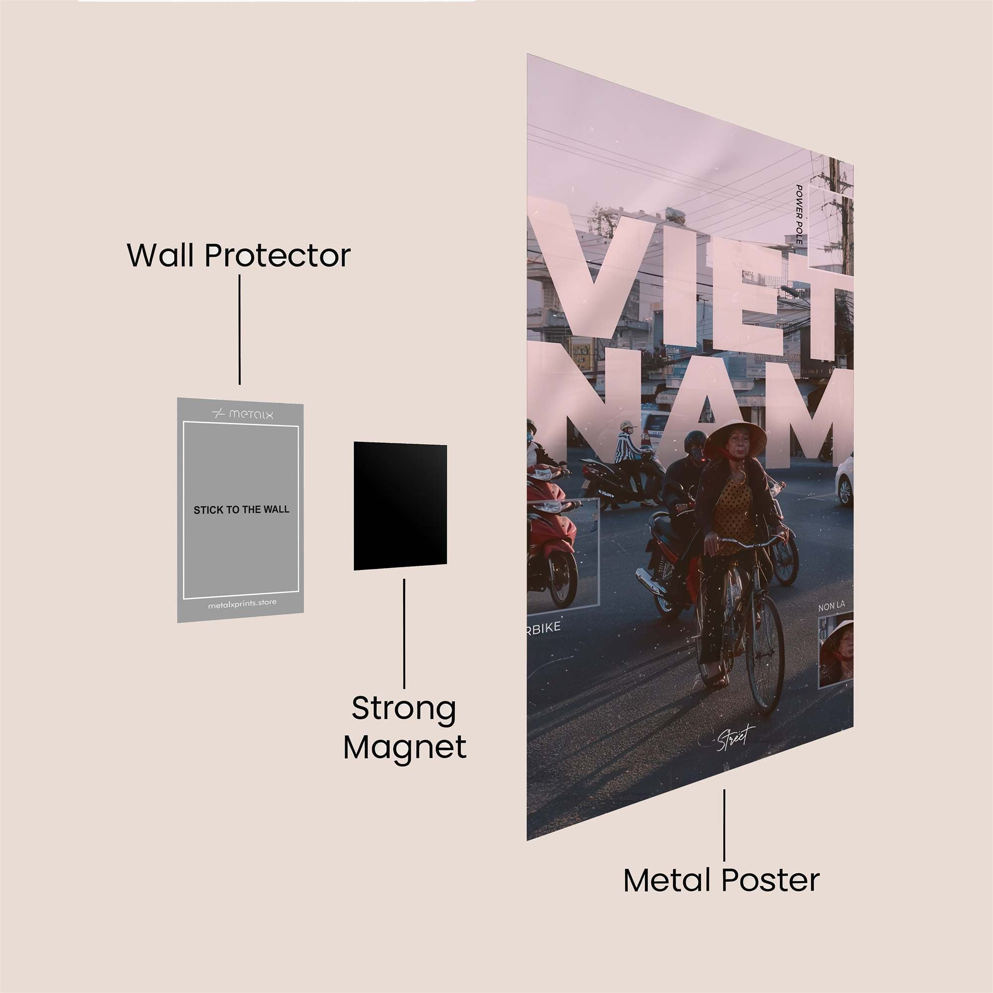 Vietnam Serenity Safe Wall Magnetic / M