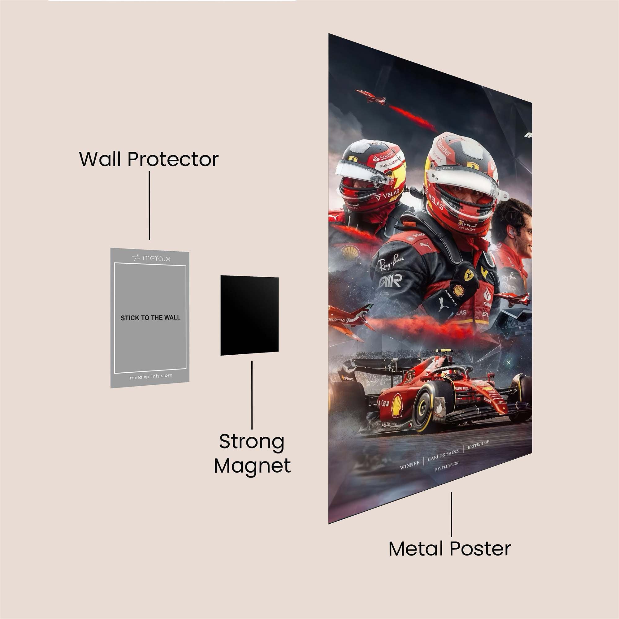 Leclerc Passion Safe Wall Magnetic / M