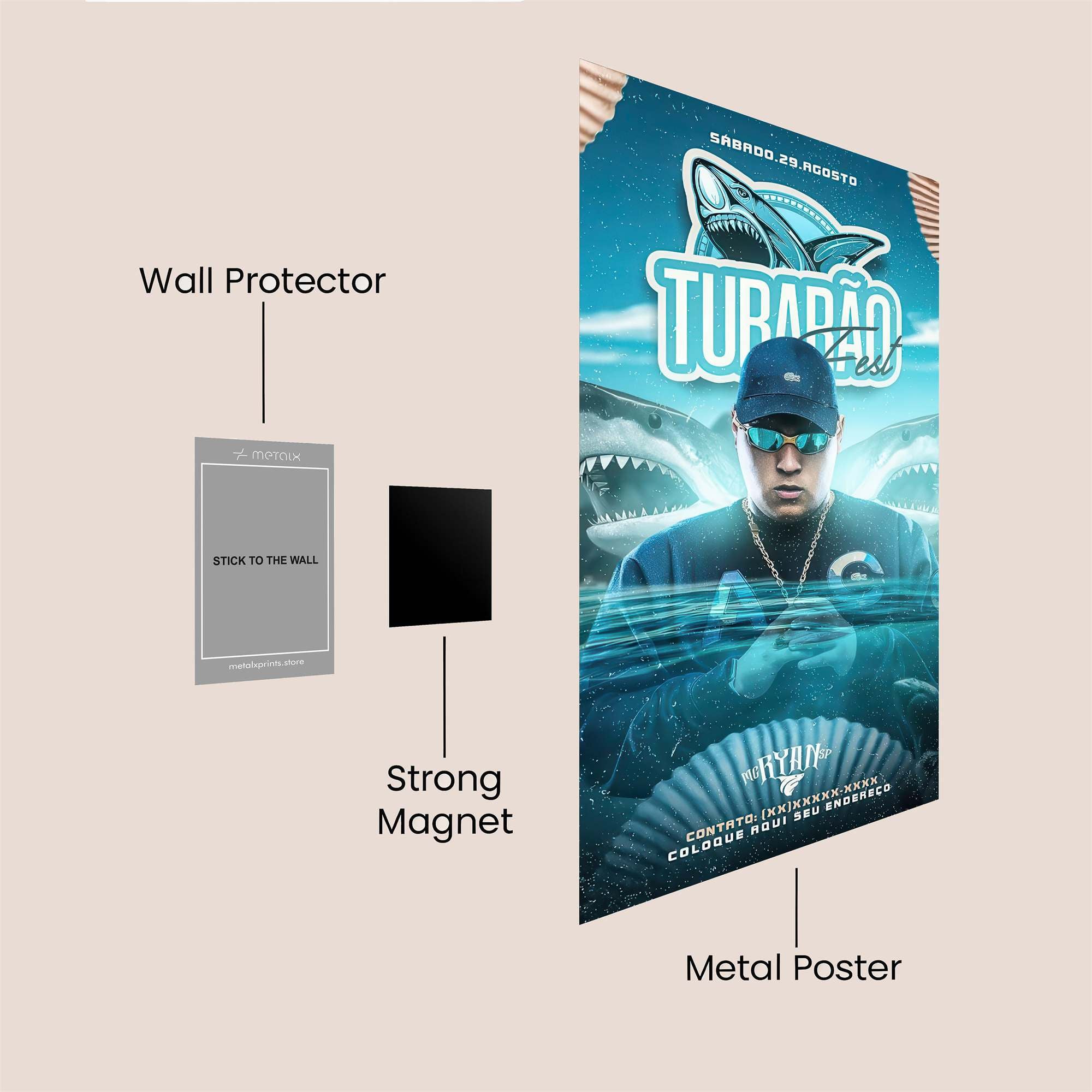 Shark Intensity Safe Wall Magnetic / M