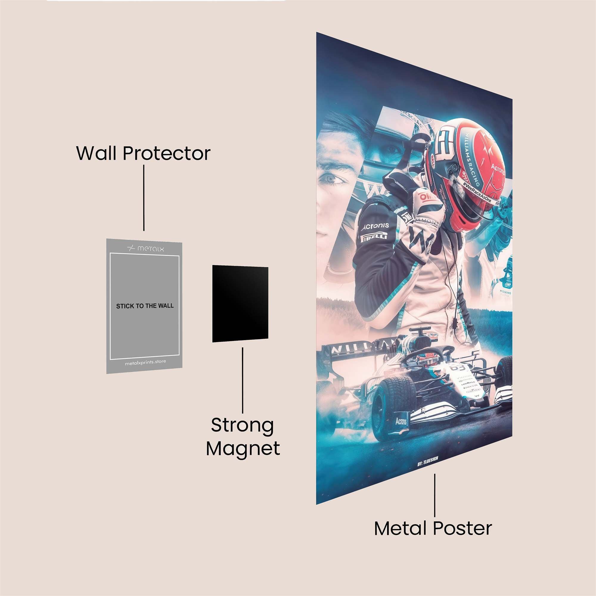 Hamilton Triumphant Safe Wall Magnetic / M