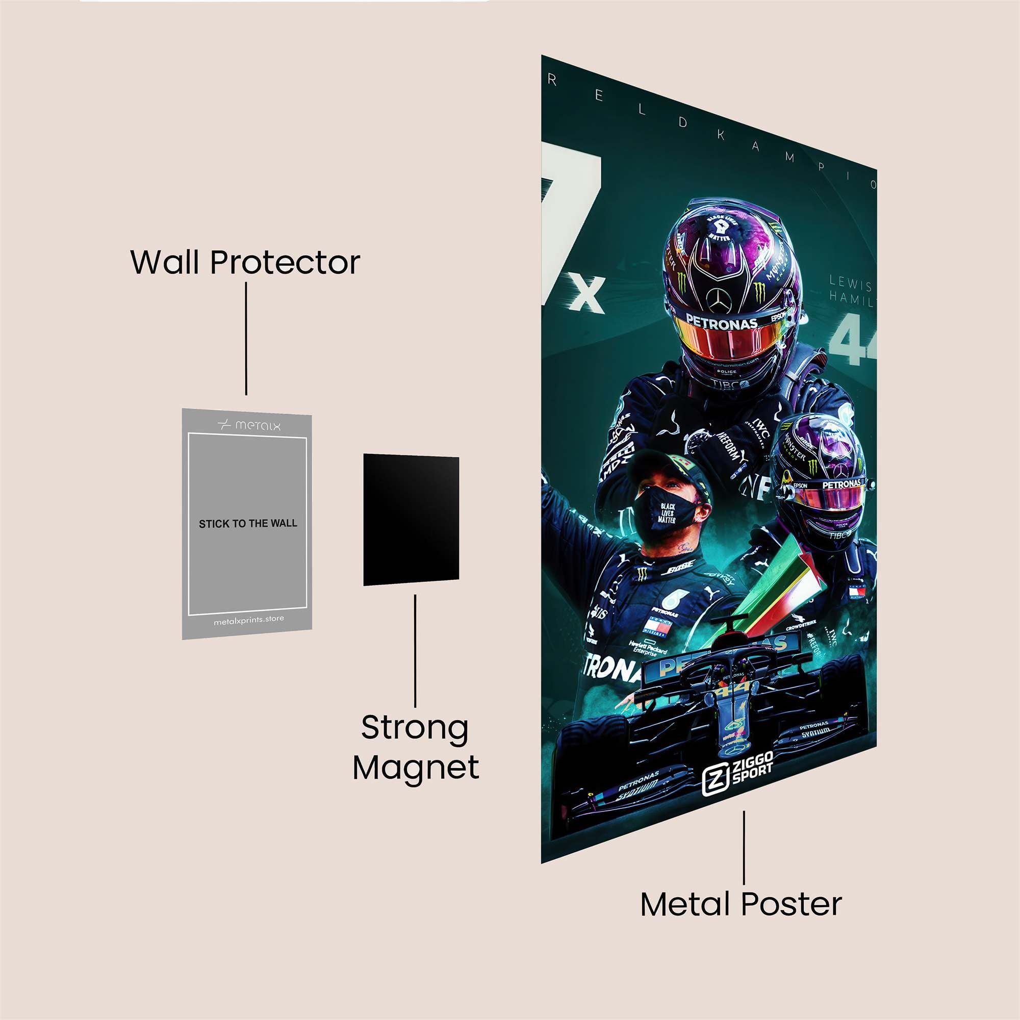 Hamilton Triumphant Safe Wall Magnetic / M
