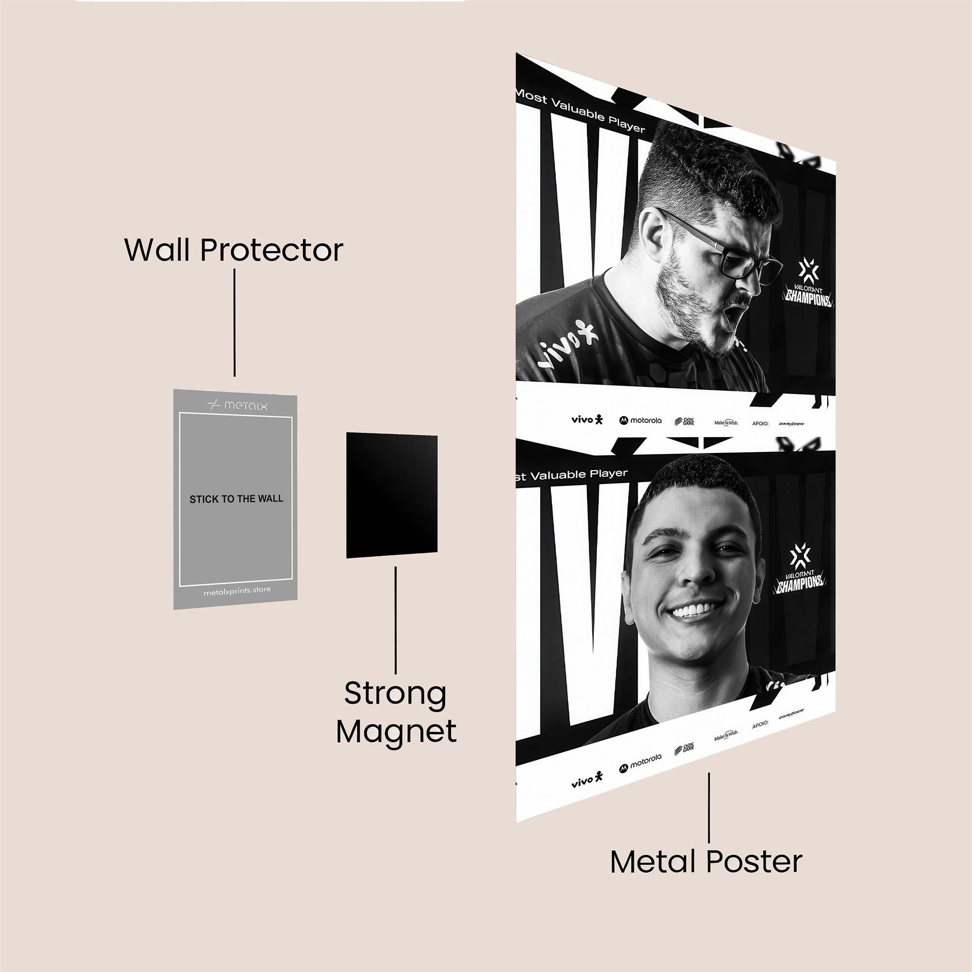 Champions Triumphant Safe Wall Magnetic / M