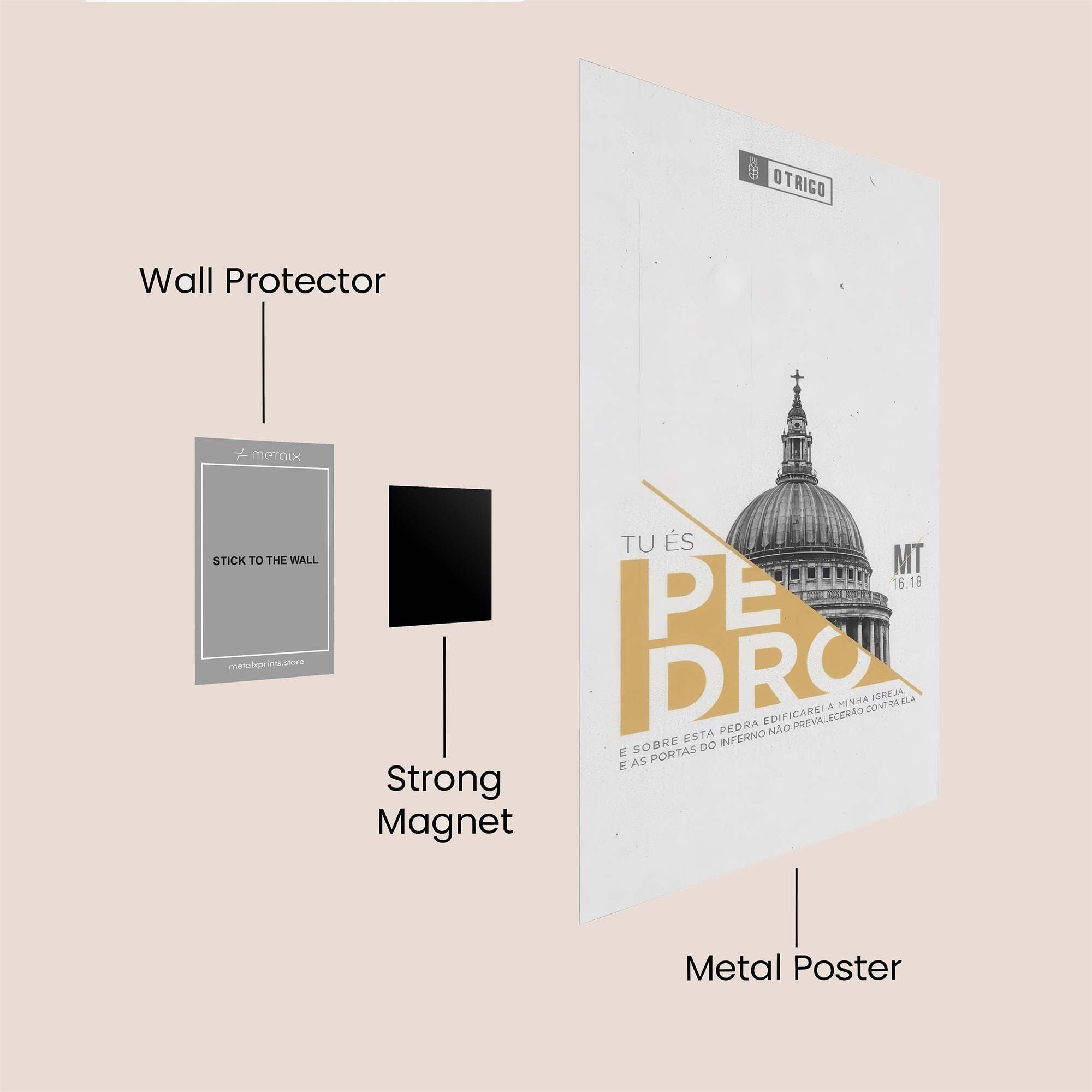 StPeter Serene Safe Wall Magnetic / M