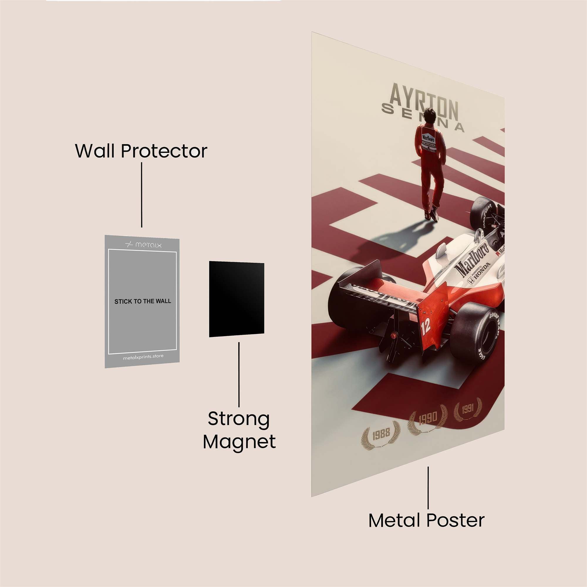 Senna Legend Safe Wall Magnetic / M