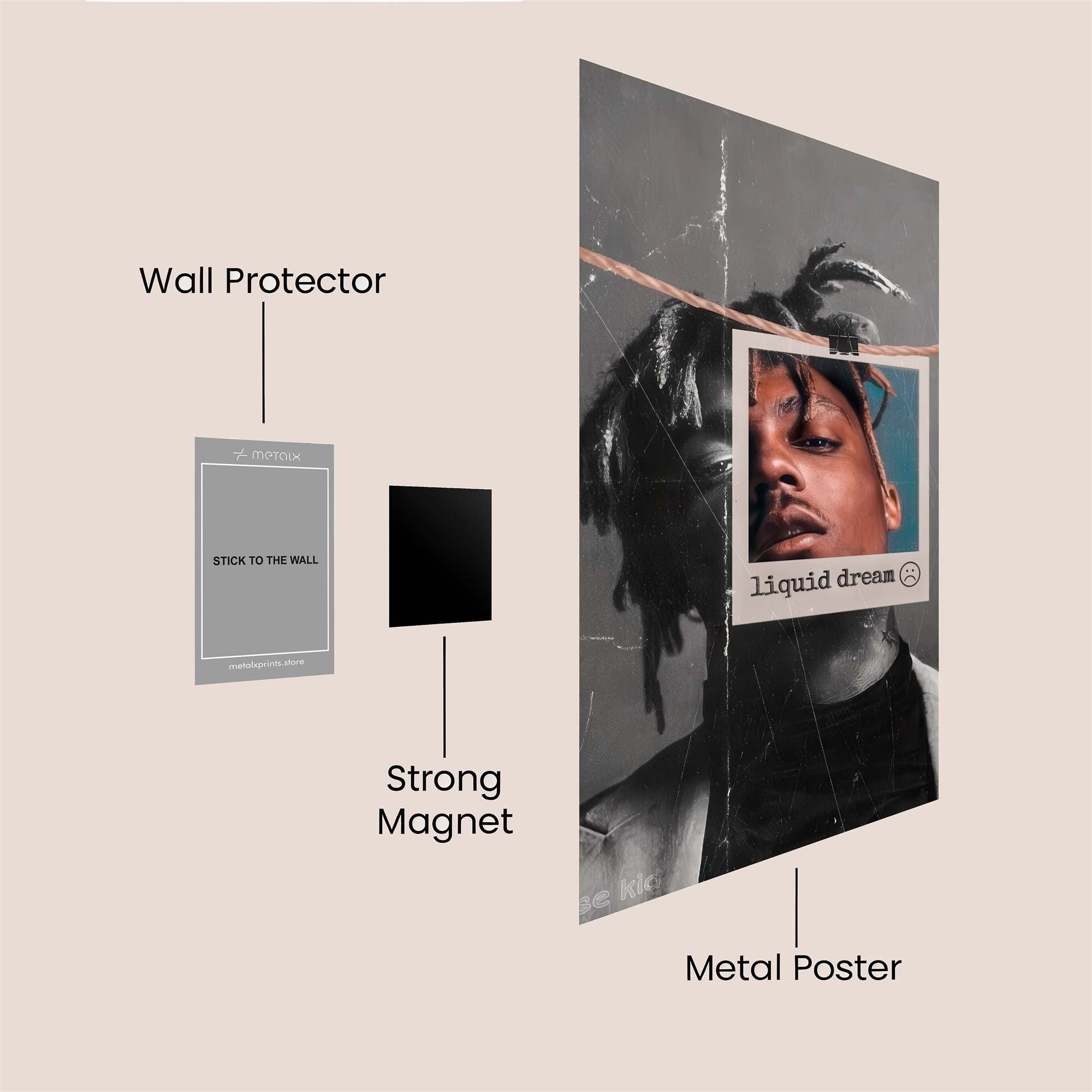 Juice Melancholy Safe Wall Magnetic / M