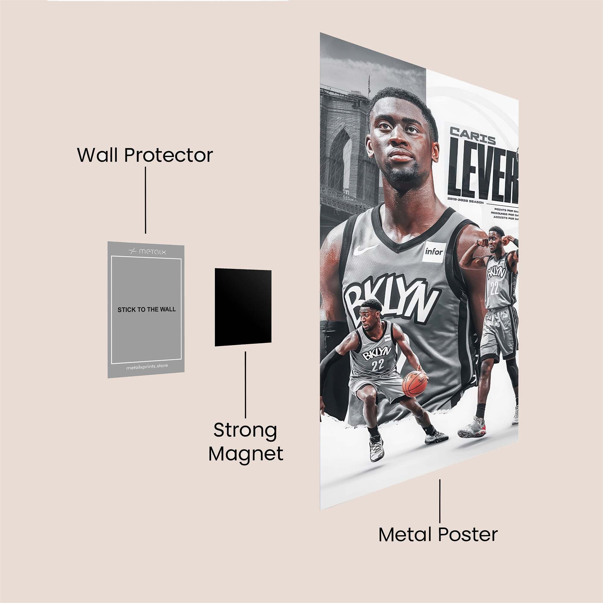 Caris Dynamic Safe Wall Magnetic / M