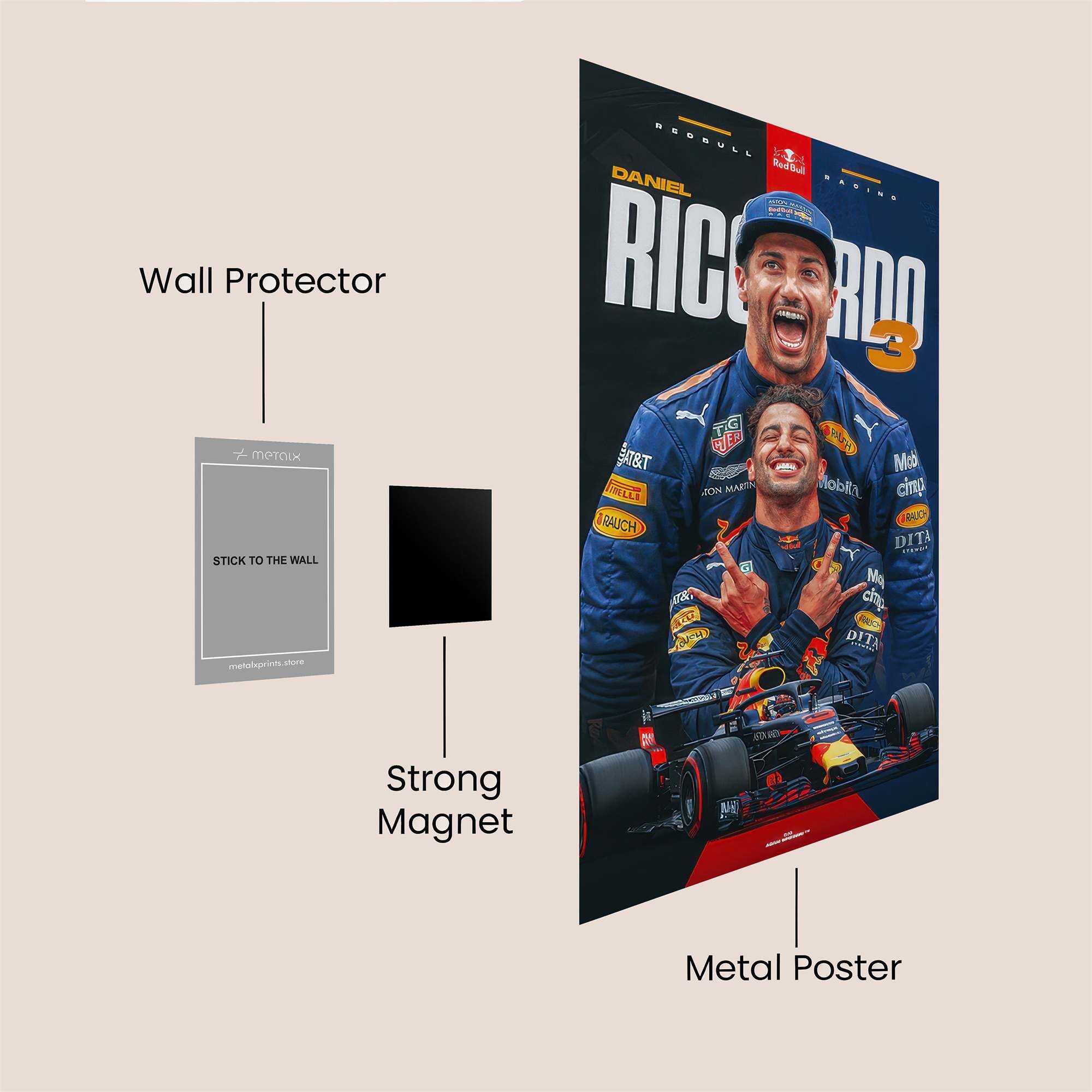 Ricciardo Radiant Safe Wall Magnetic / M