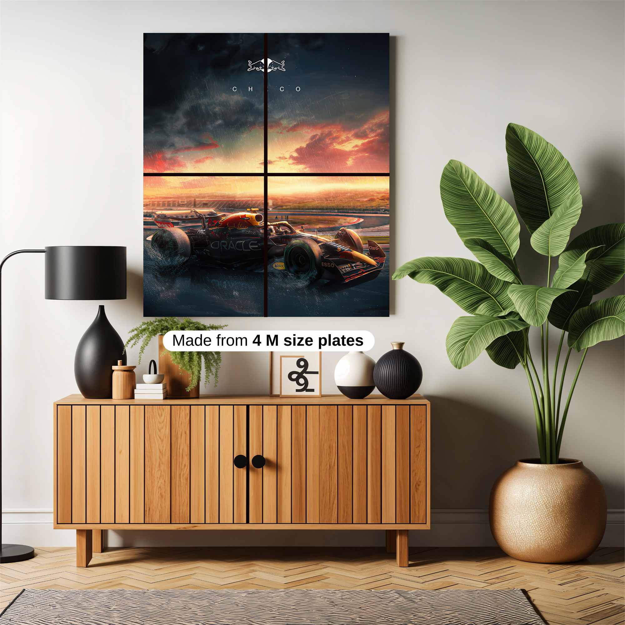 Checo Sunset Safe Wall Magnetic / M