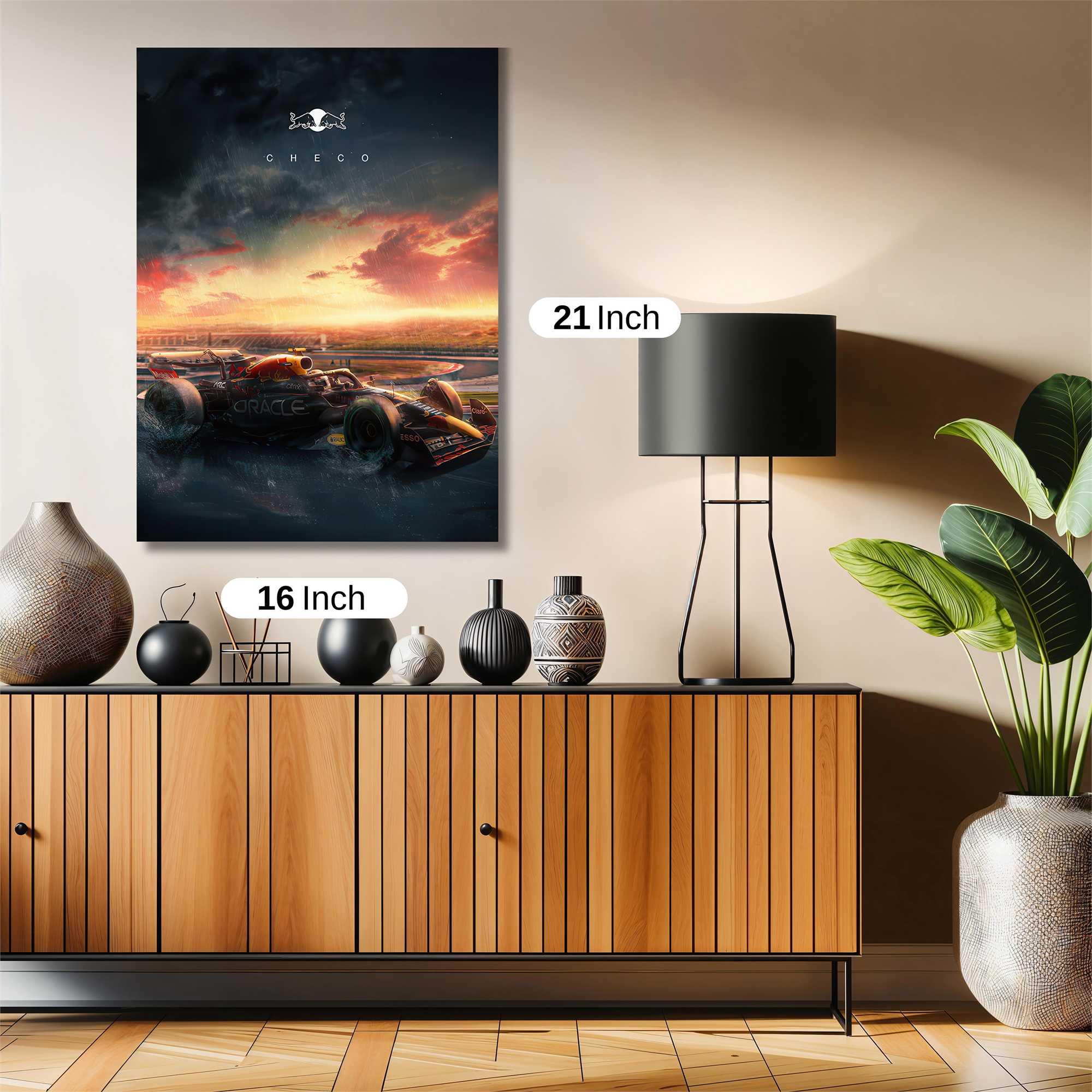 Checo Sunset Safe Wall Magnetic / M