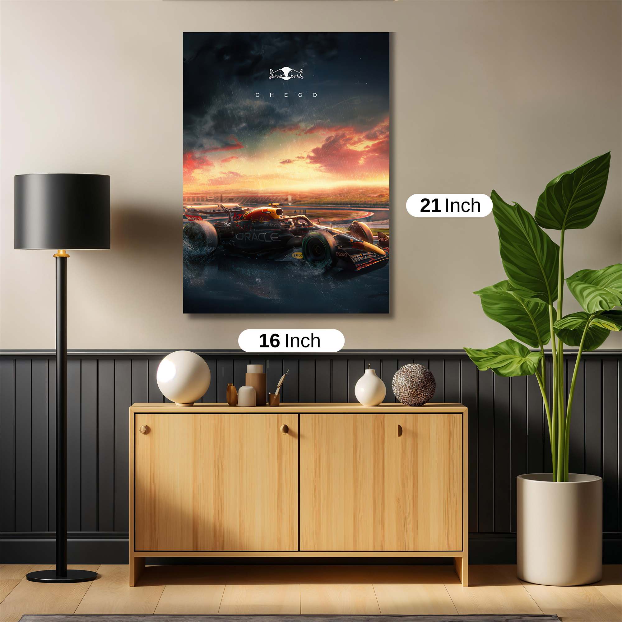 Checo Sunset Safe Wall Magnetic / M