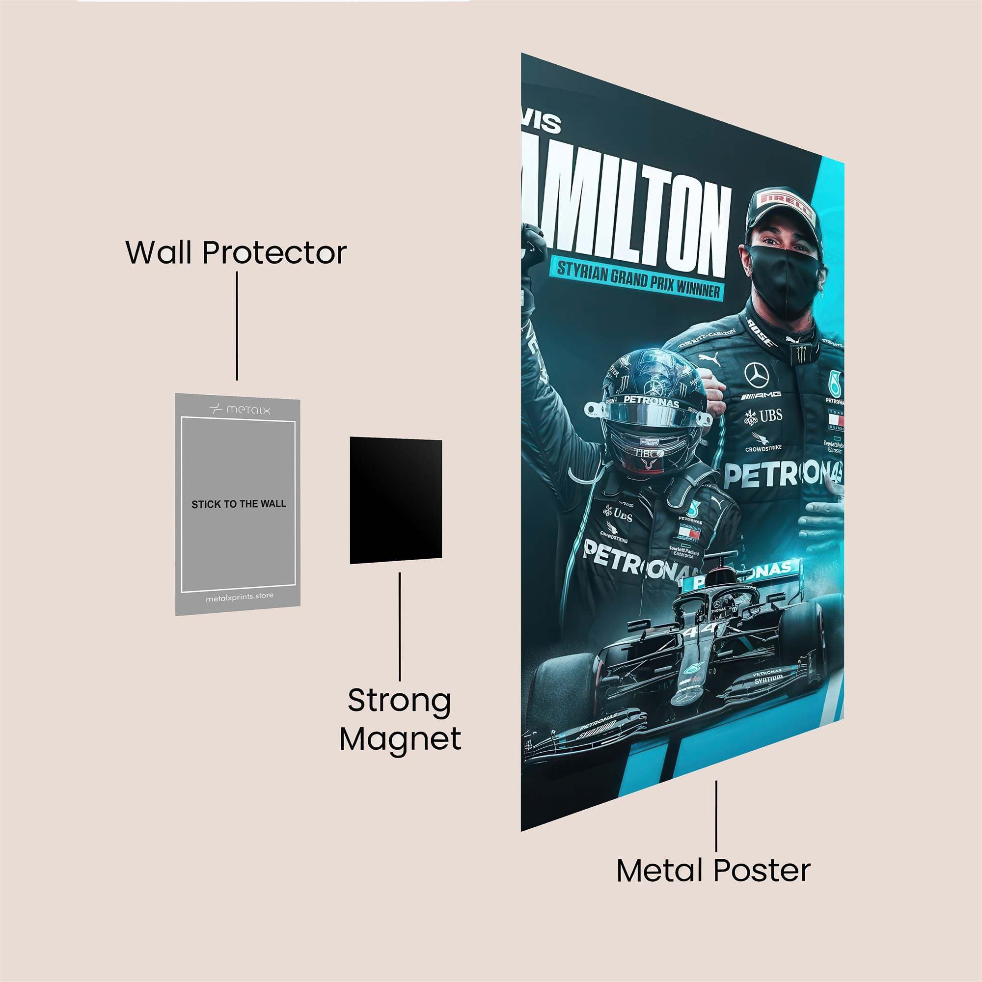 Hamilton Triumphant Safe Wall Magnetic / M