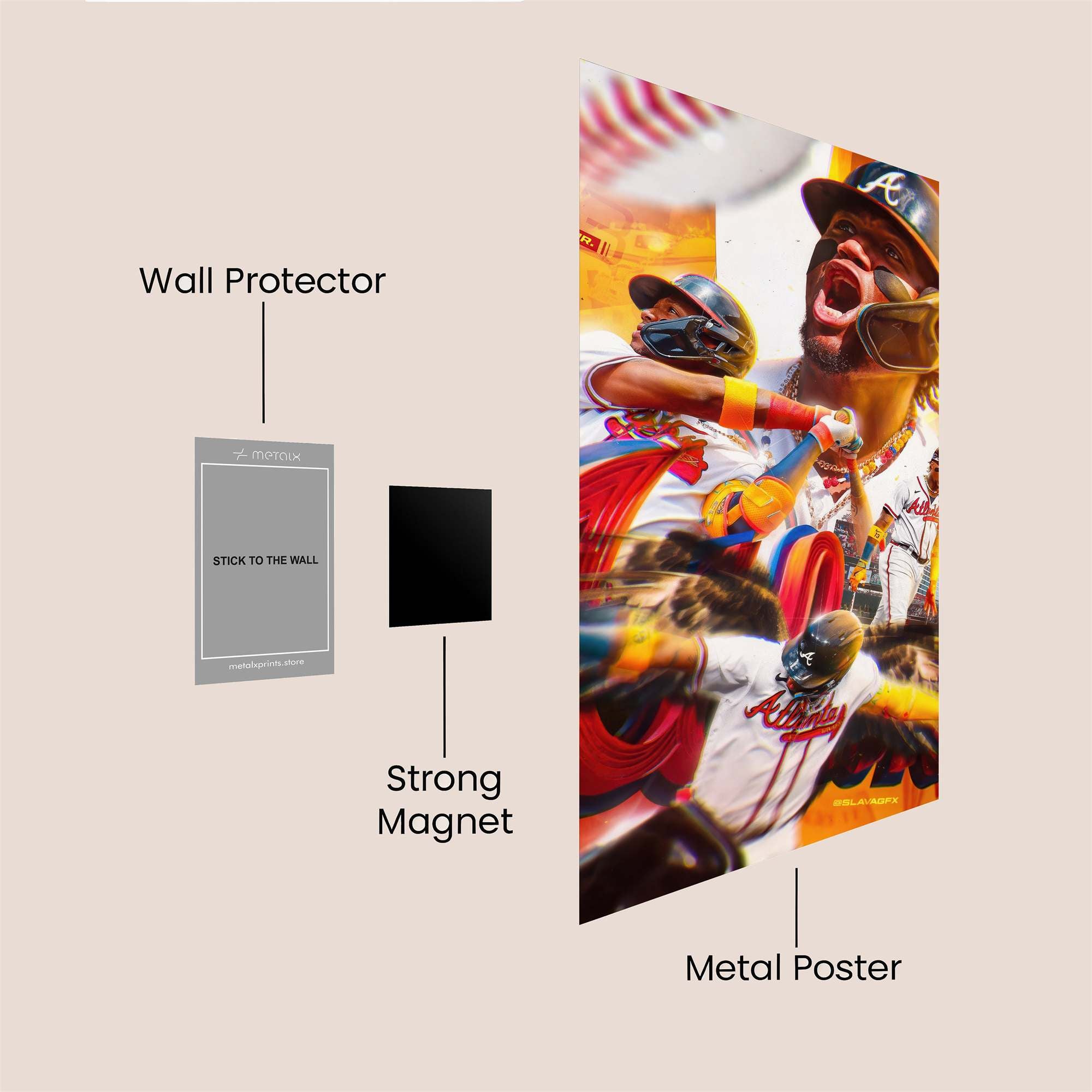 Acuña Exhilaration Safe Wall Magnetic / M